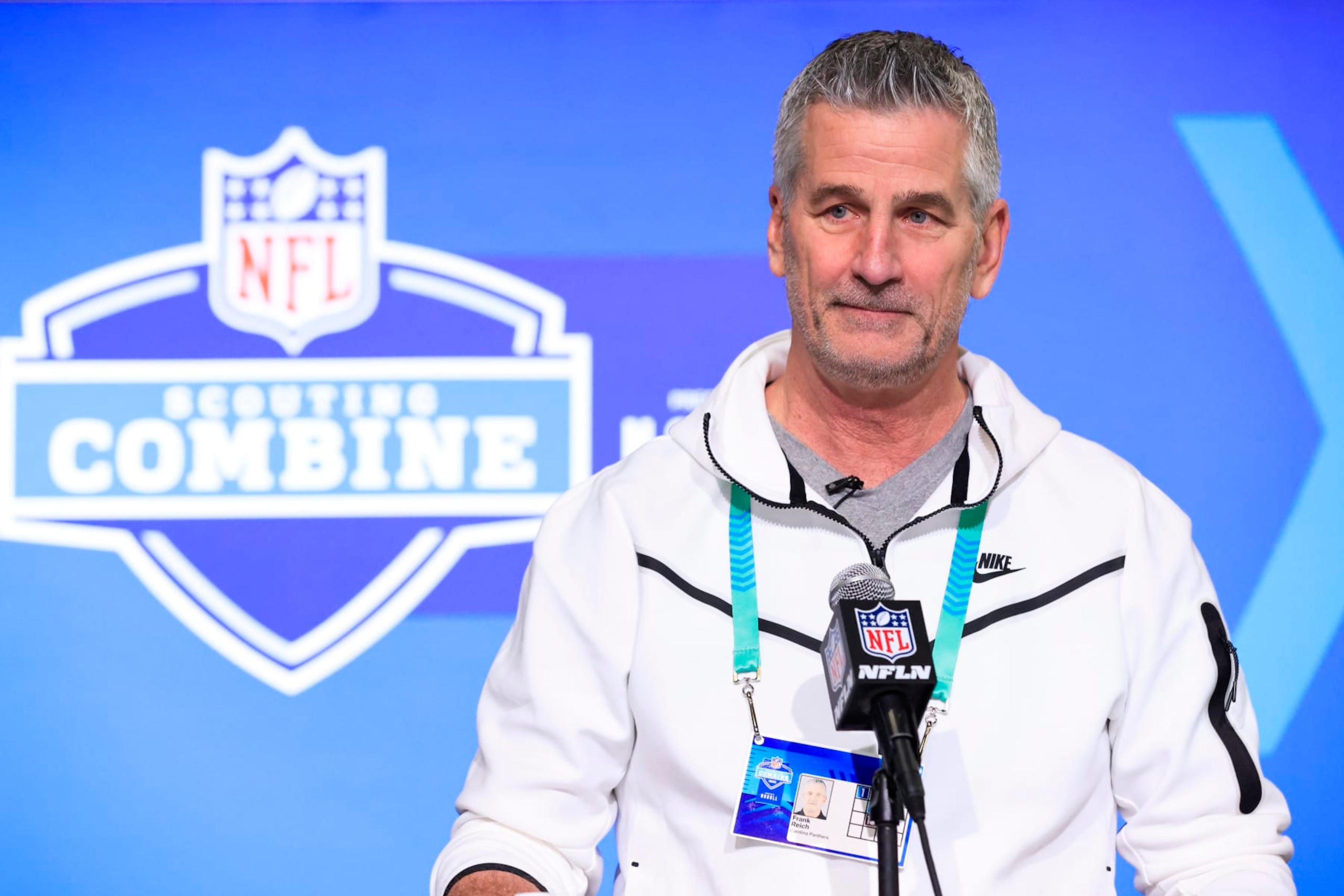 Panthers coach Frank Reich