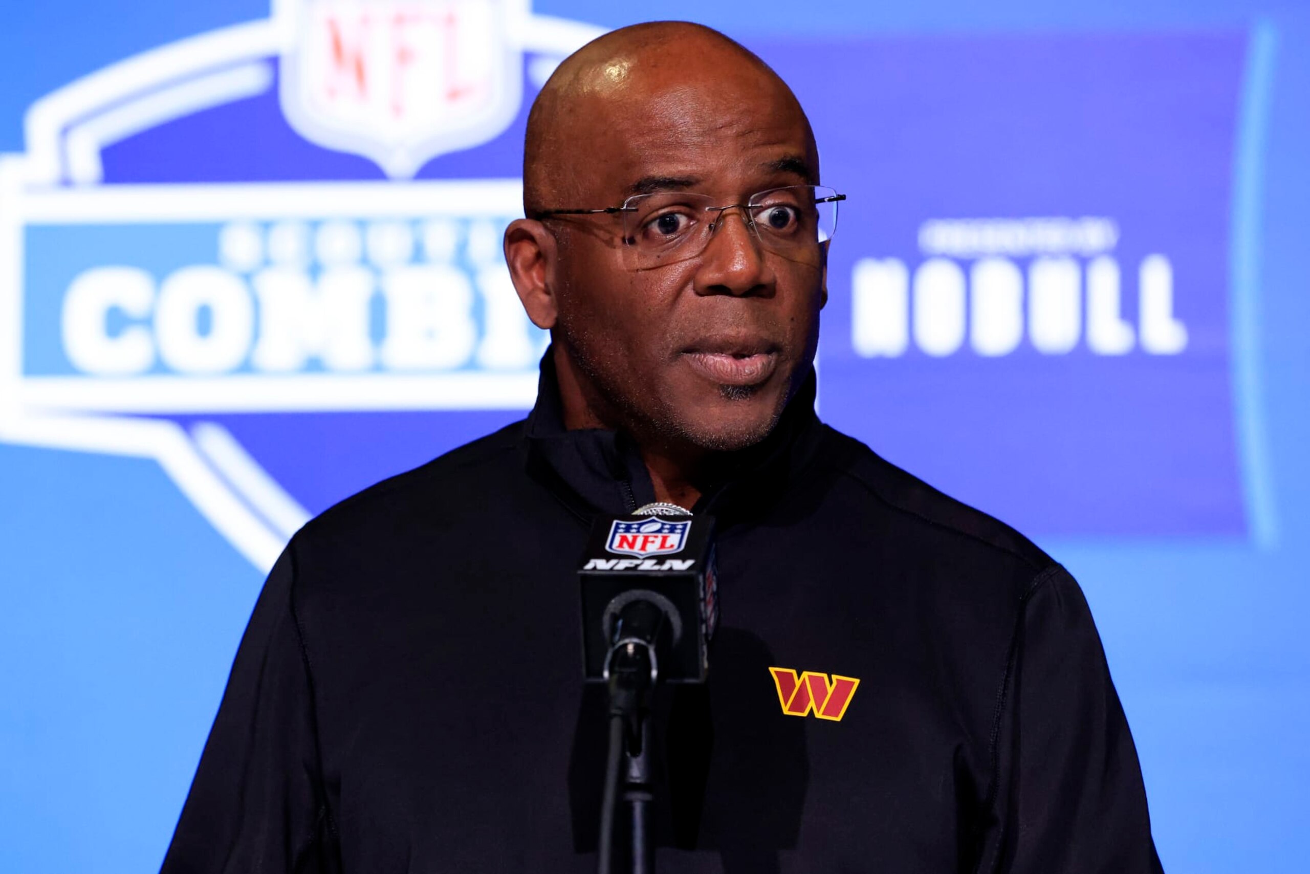 Commanders general manager Martin Mayhew