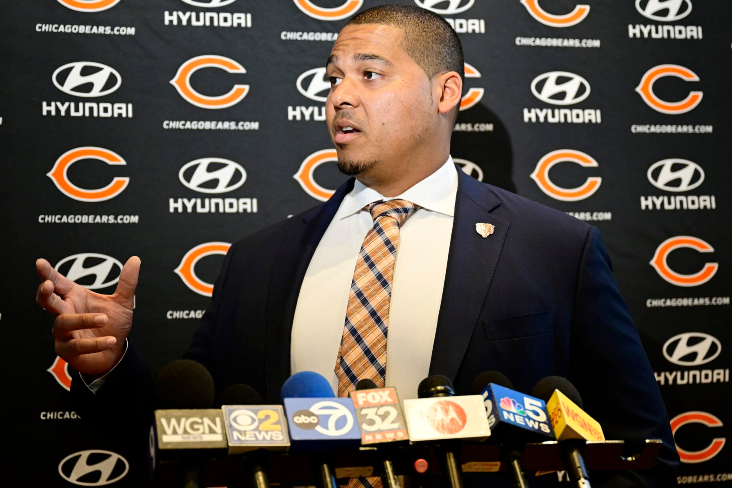 Bears general manager Ryan Poles