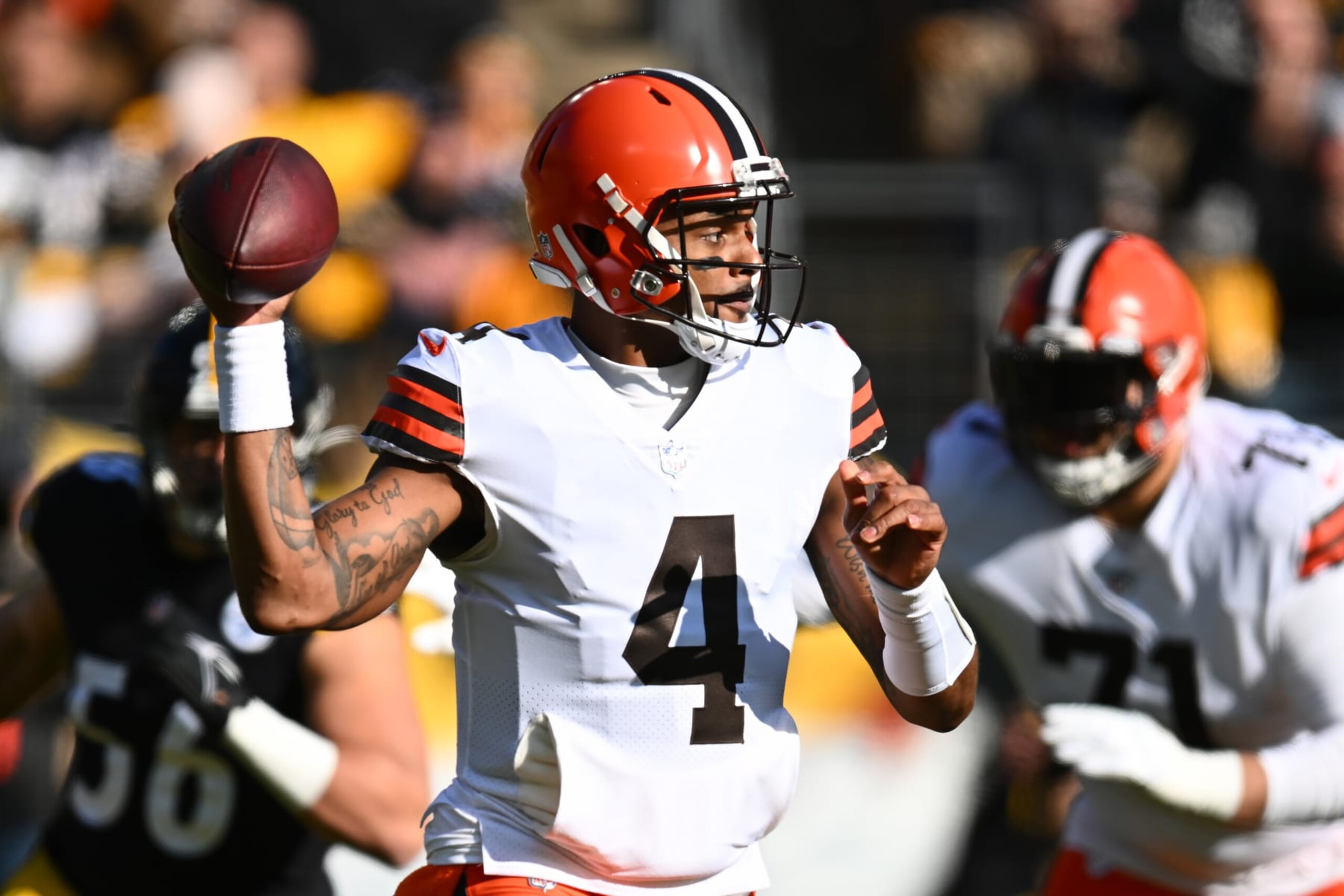 Deshaun Watson's unprecedented contract is going to play a role in the Browns' cap situation for the foreseeable future. 