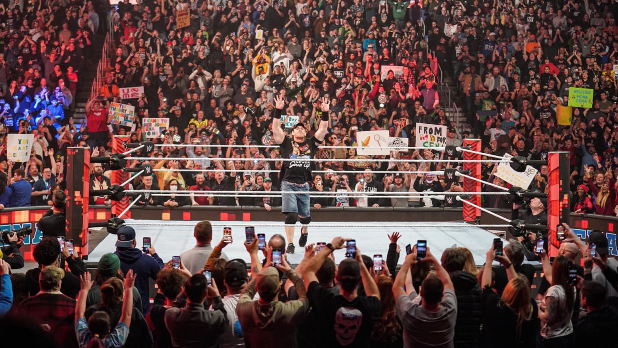 John Cena's in-return at WrestleMania is all but confirmed to end in defeat.