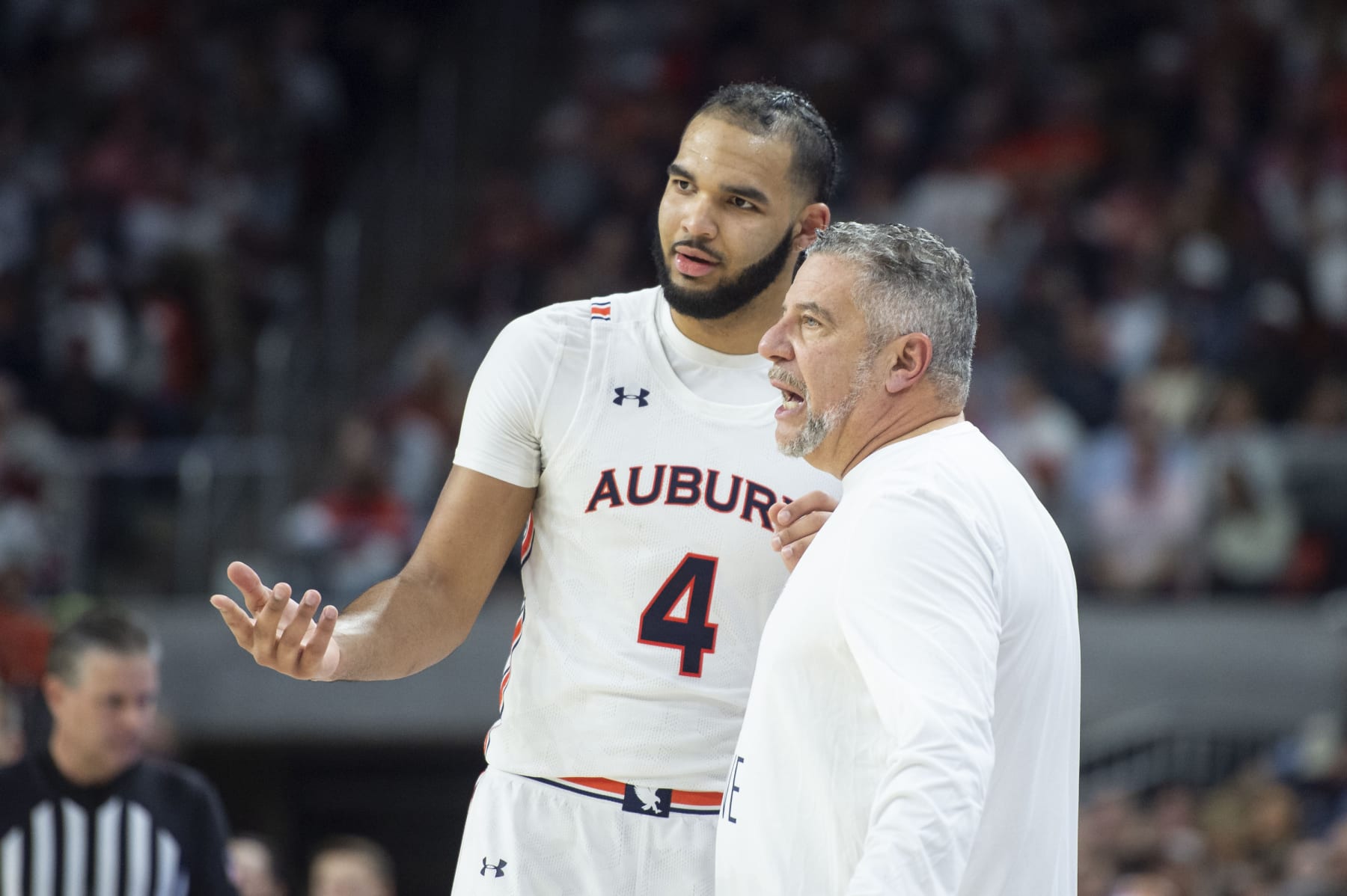Auburn's Johni Broome and Bruce Pearl