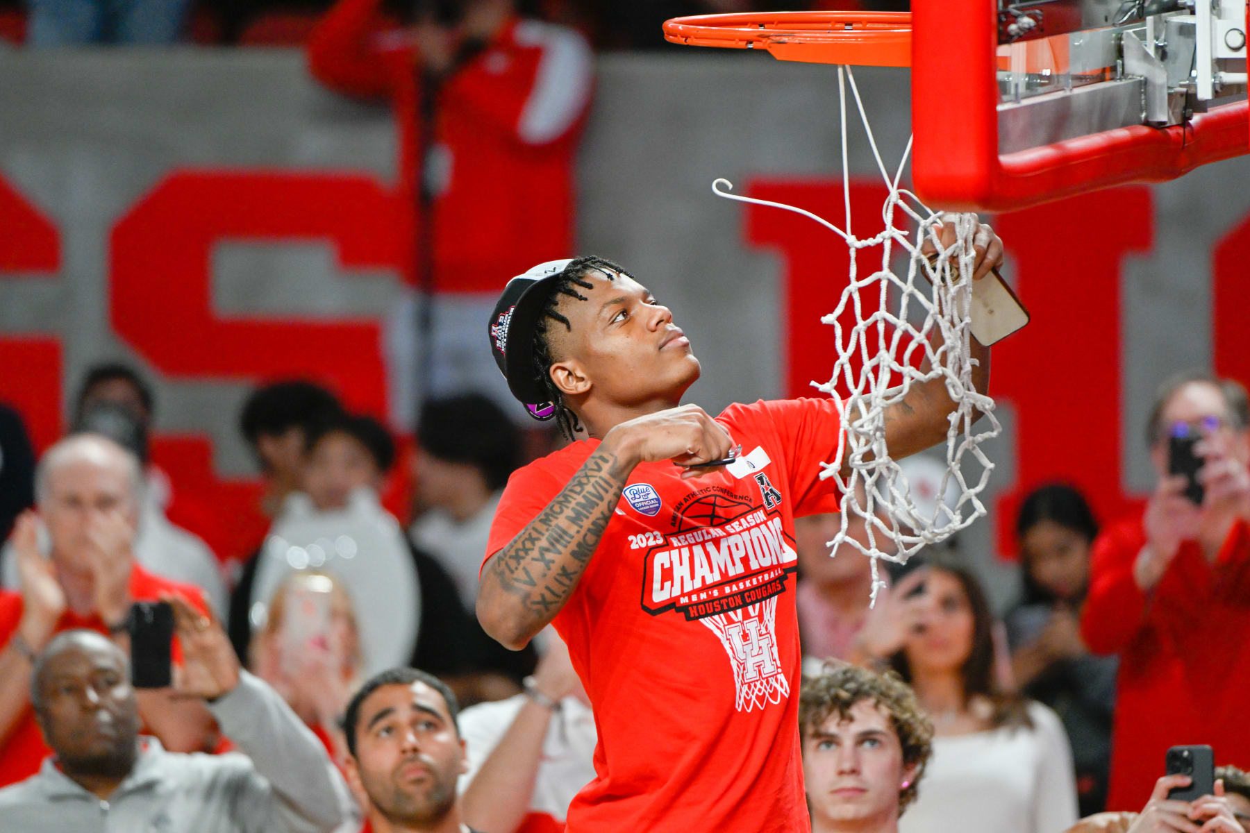 Houston's Marcus Sasser. 