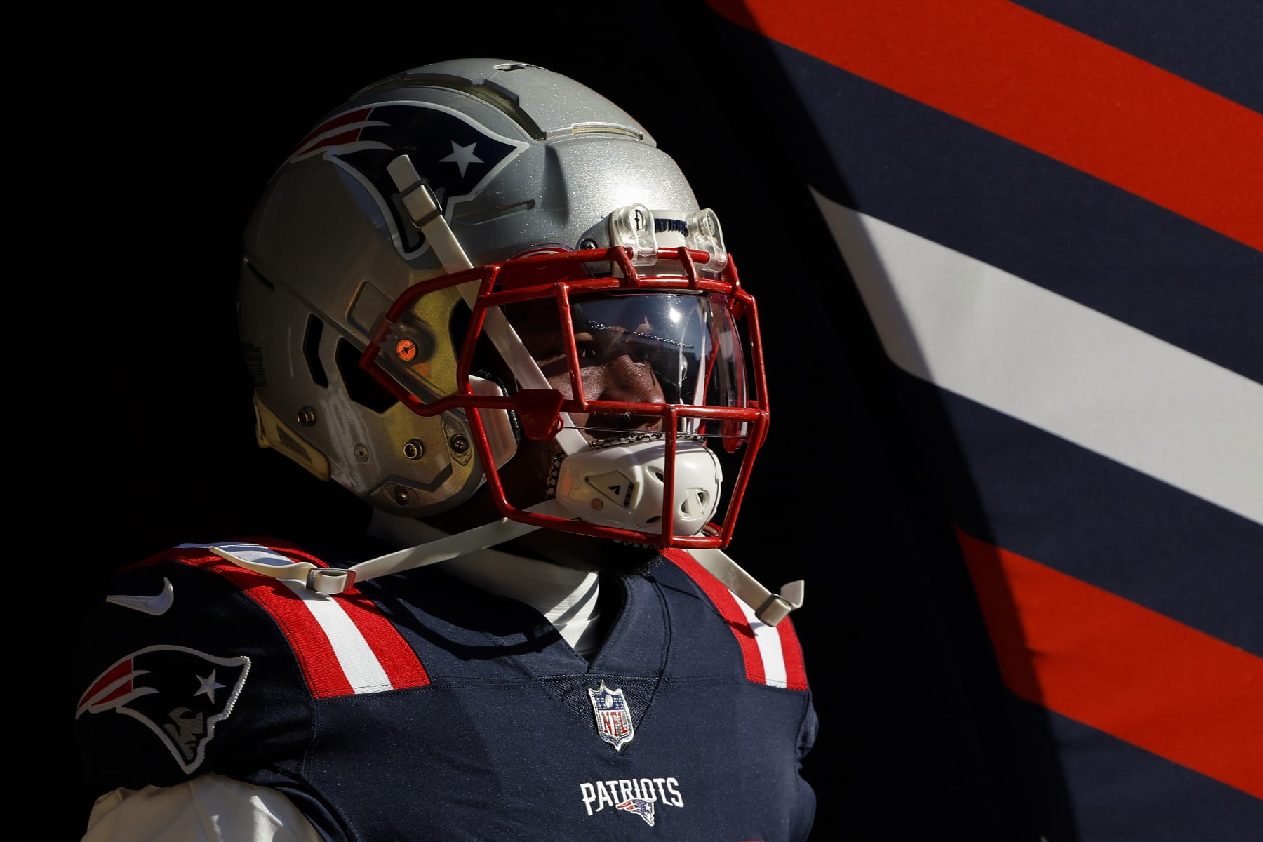FOXBOROUGH, MA - DECEMBER 24: Jonathan Jones #31 of the New England Patriots before their game against the Cincinnati Bengals at Gillette Stadium on December 24, 2022 in Foxborough, Massachusetts.(Photo By Winslow Townson/Getty Images)