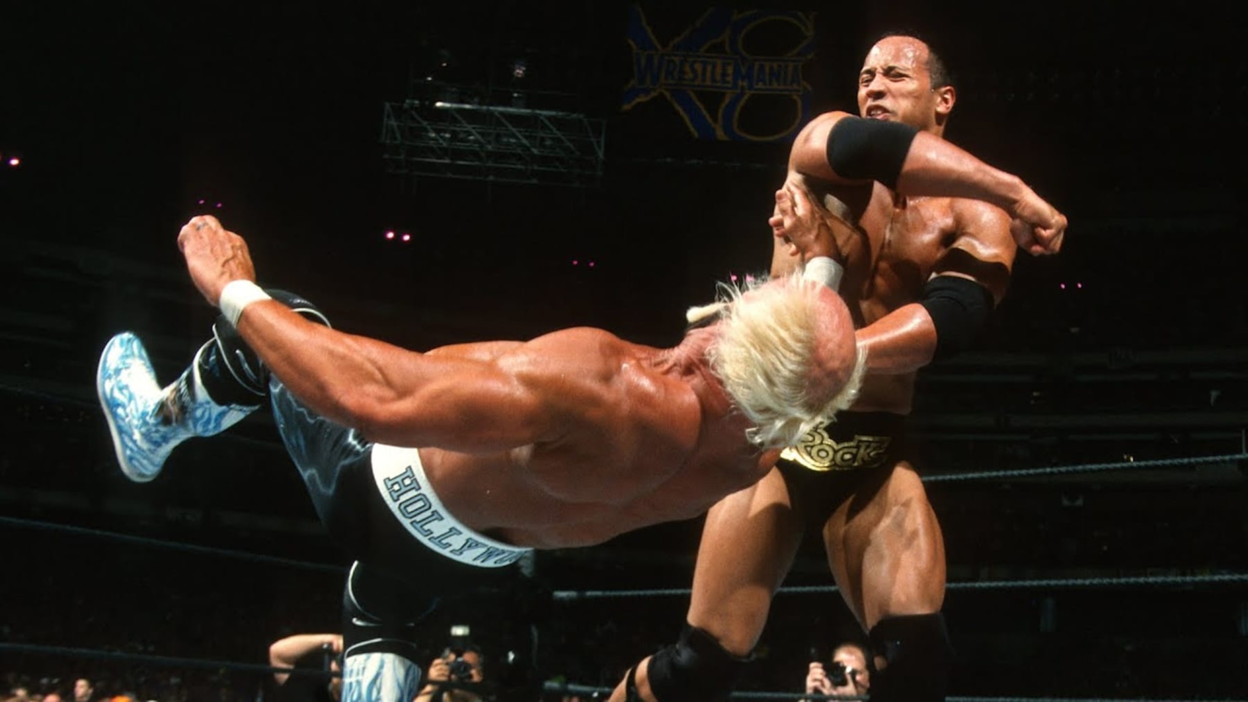 The Rock vs. Hulk Hogan was the true main event of WrestleMania 18.