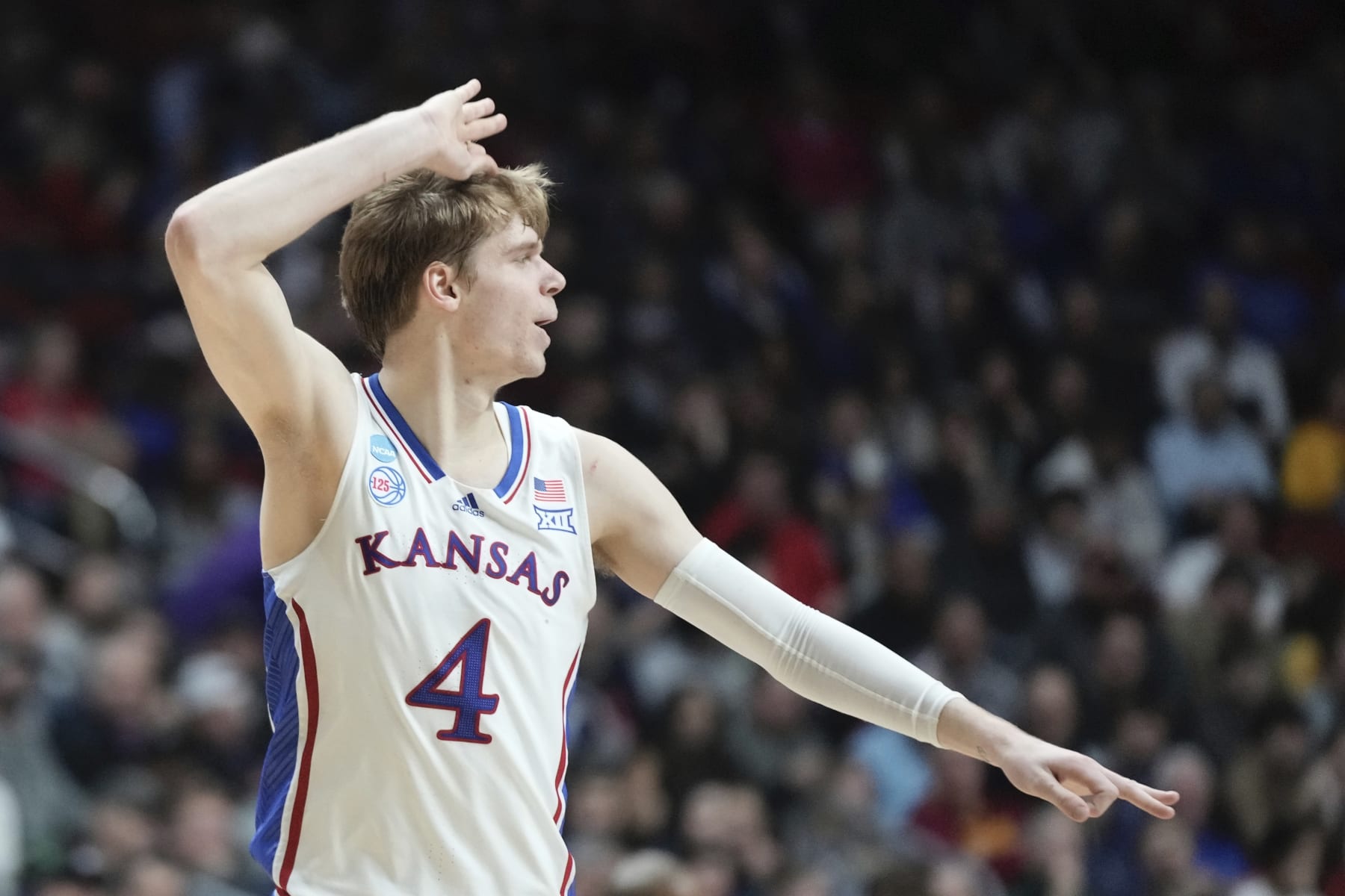 Gradey Dick and Kansas should be on high alert Saturday. 