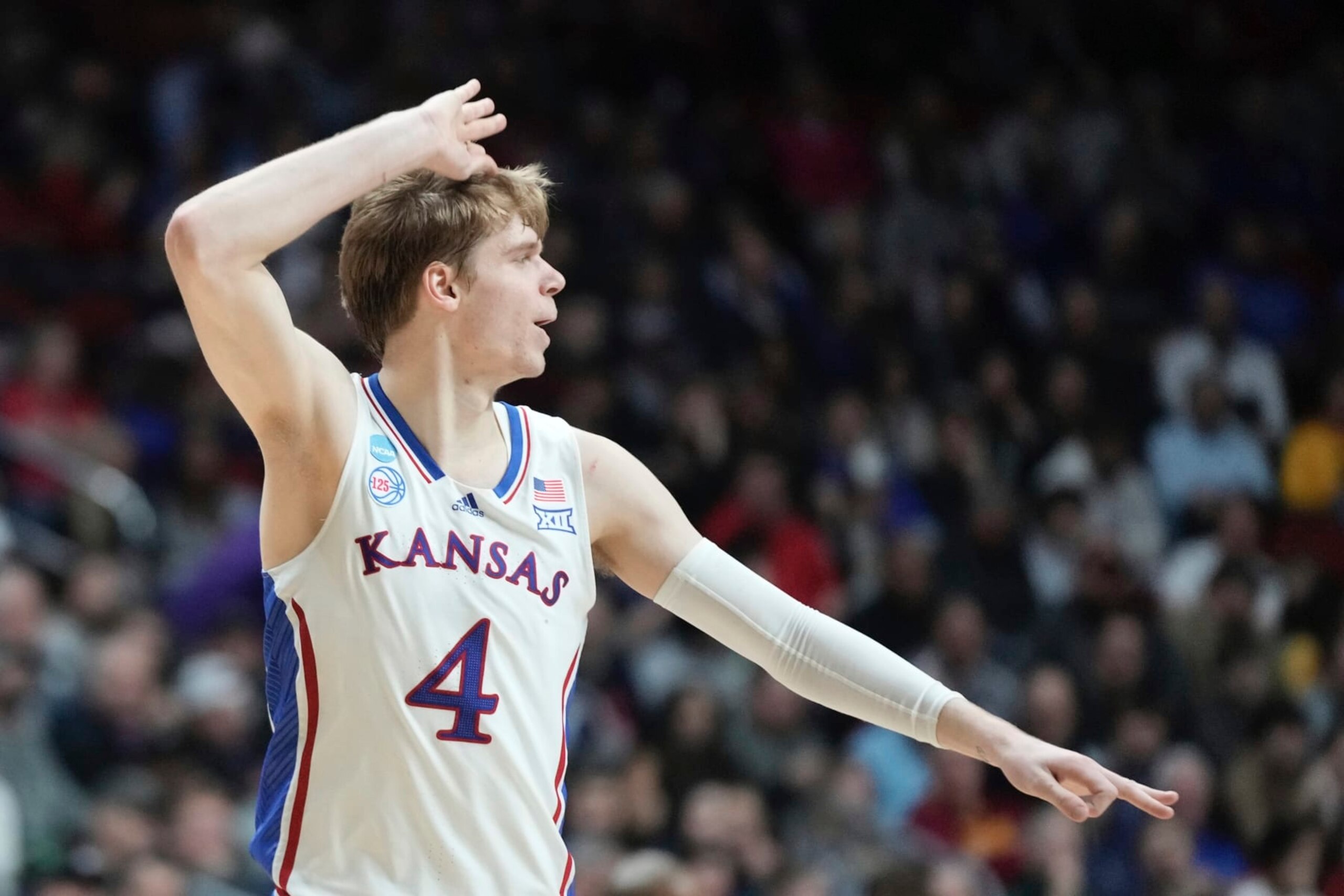 Gradey Dick and Kansas should be on high alert Saturday. 