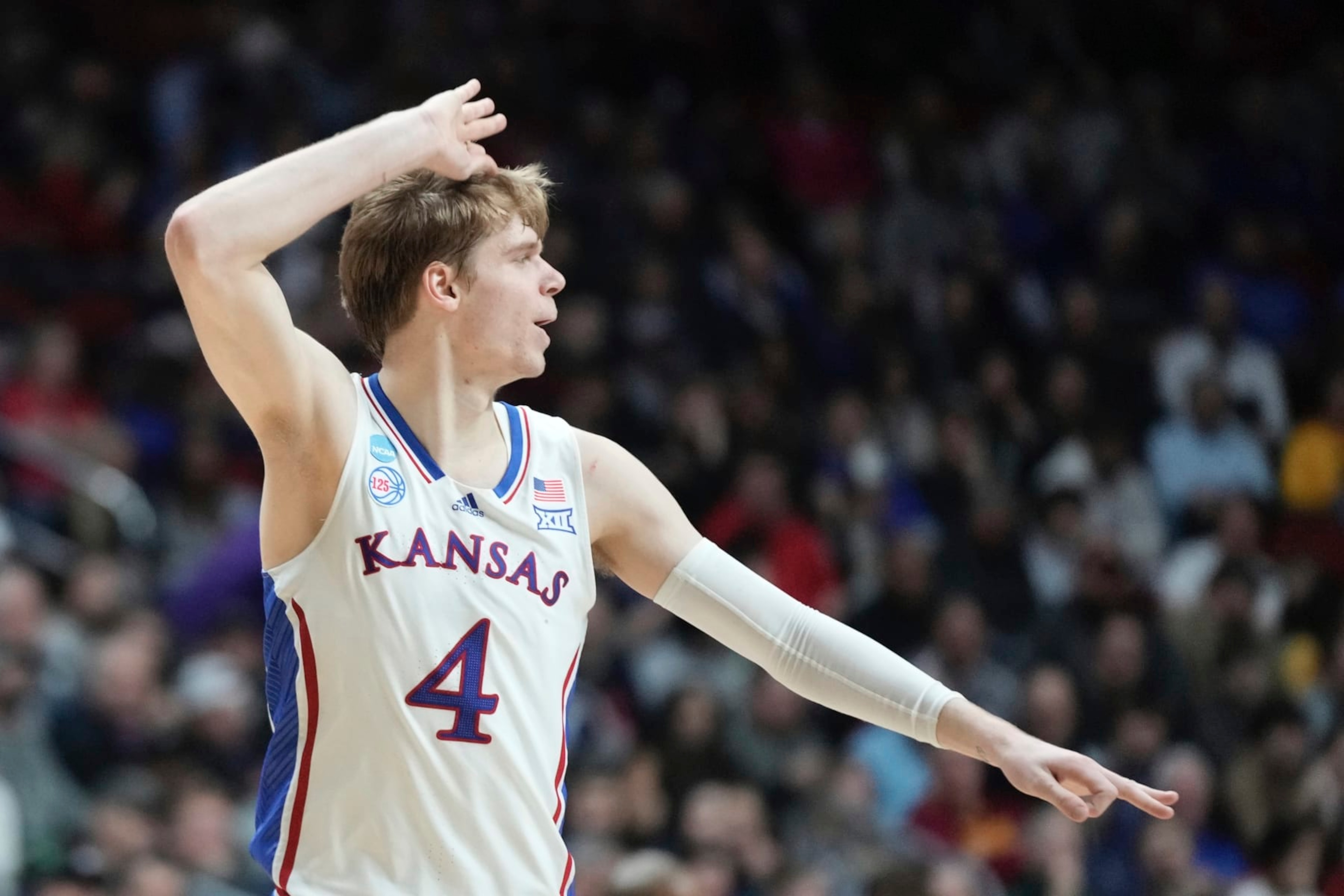 Gradey Dick and Kansas should be on high alert Saturday. 
