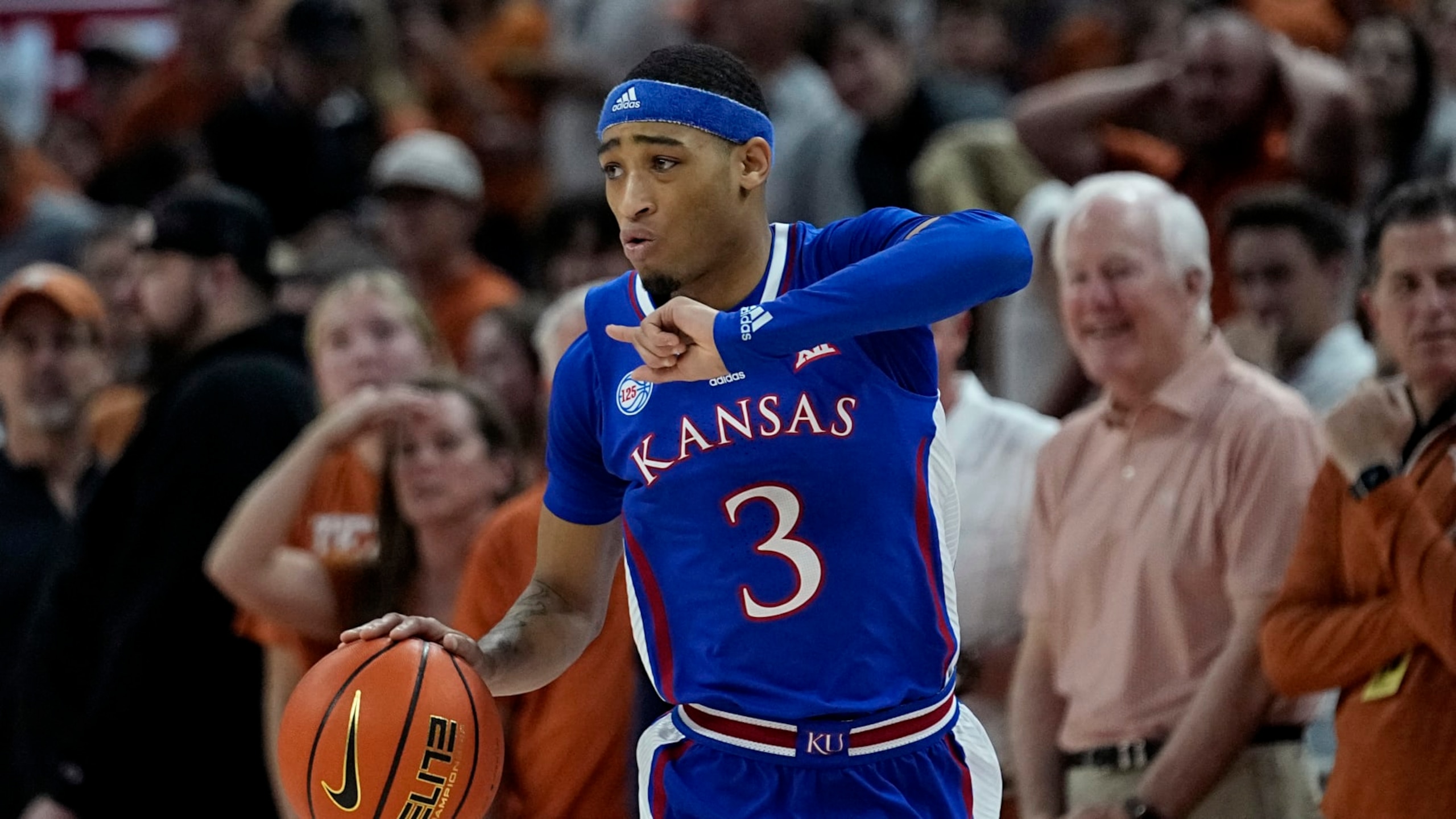 Kansas' Dajuan Harris Jr.
