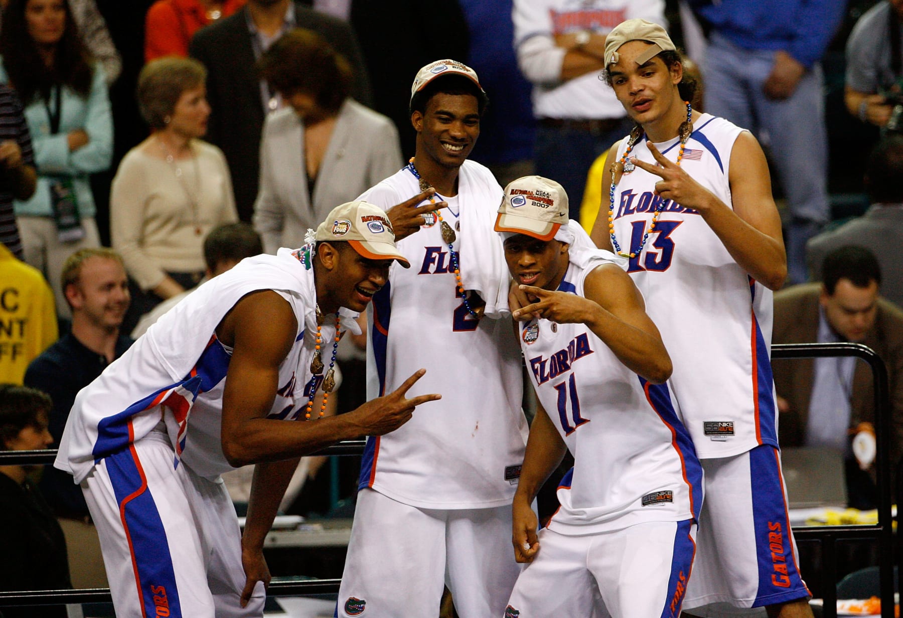 Florida's core four of Al Horford, Corey Brewer, Taurean Green and Joakim Noah
