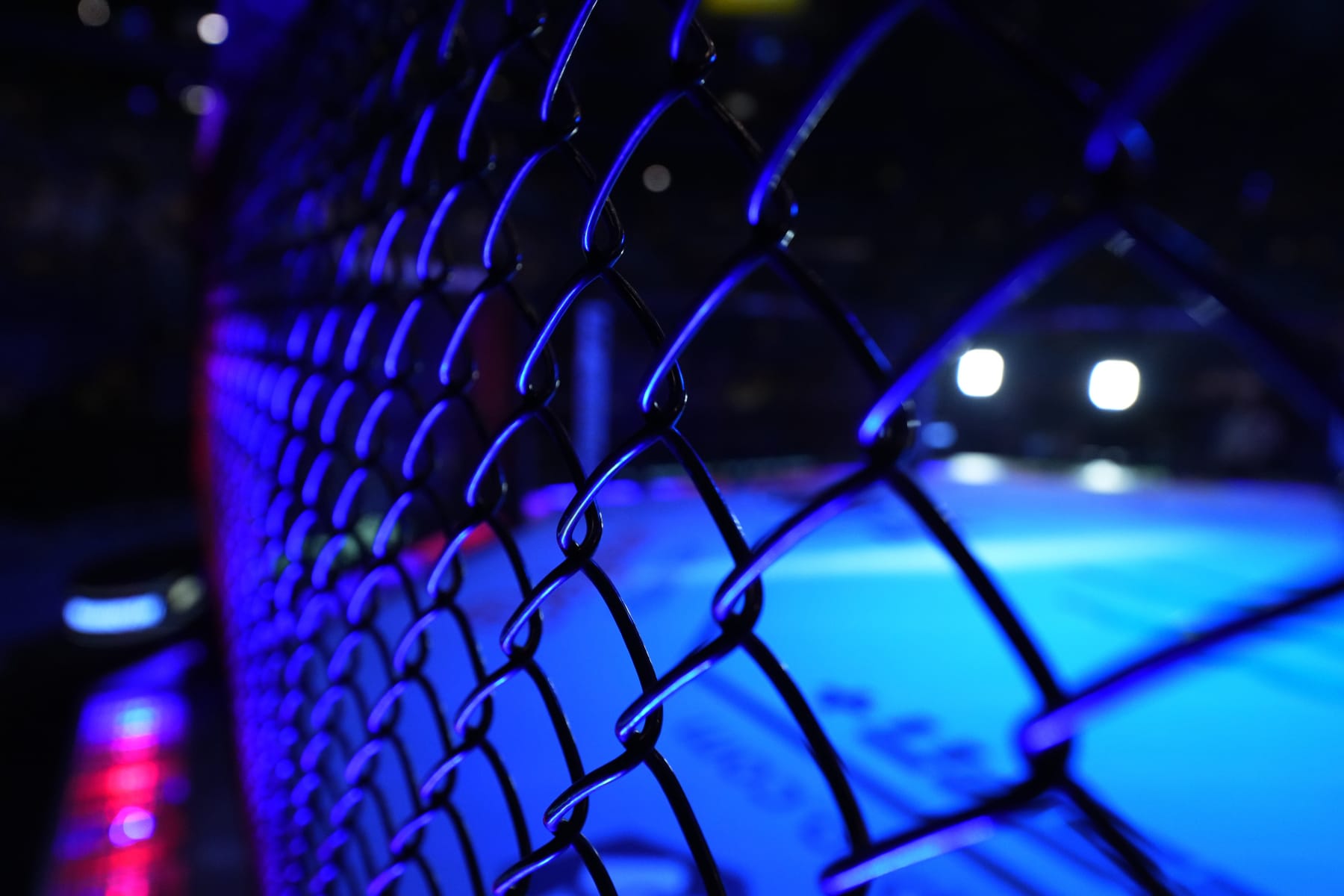 PERTH, AUSTRALIA - FEBRUARY 12: A general view of the Octagon prior to the UFC 284 event at RAC Arena on February 12, 2023 in Perth, Australia. (Photo by Chris Unger/Zuffa LLC via Getty Images)