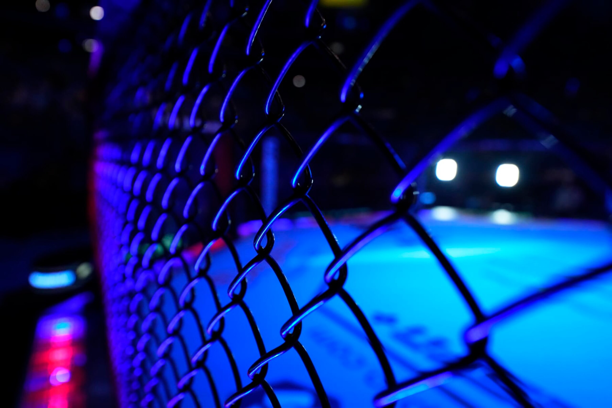 PERTH, AUSTRALIA - FEBRUARY 12: A general view of the Octagon prior to the UFC 284 event at RAC Arena on February 12, 2023 in Perth, Australia. (Photo by Chris Unger/Zuffa LLC via Getty Images)