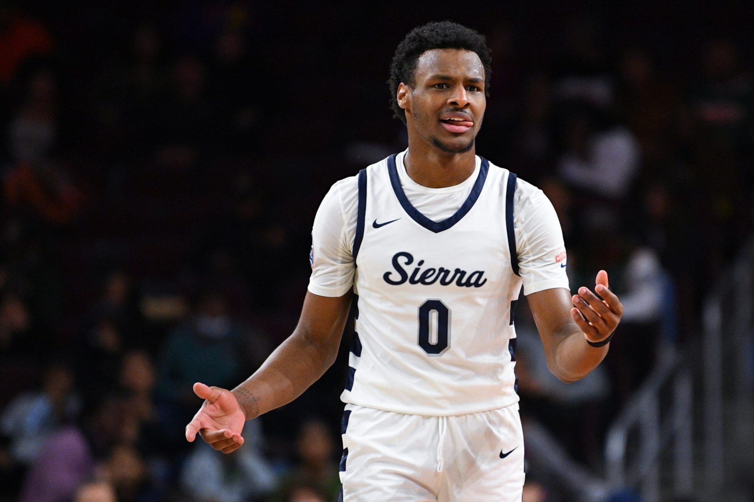 Sierra Canyon guard Bronny James