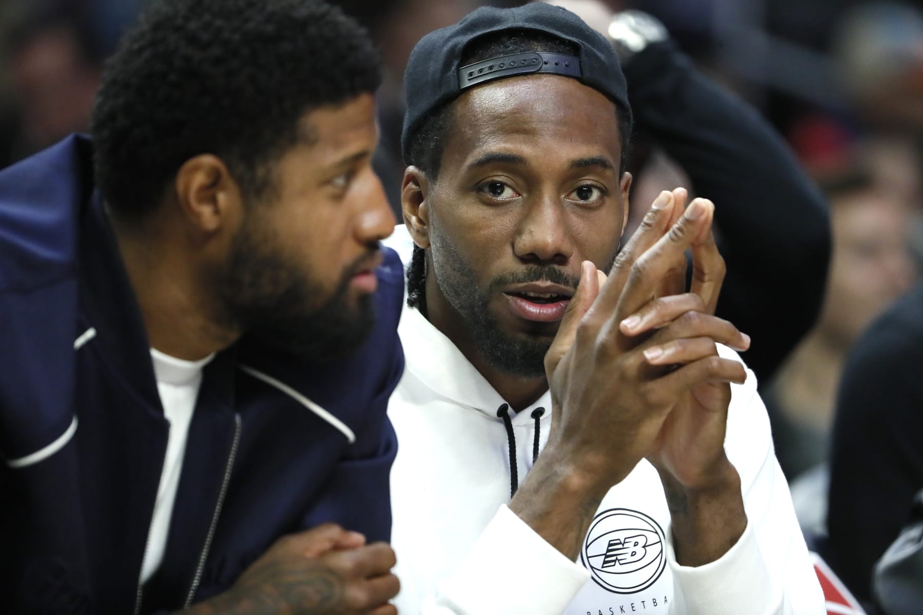 Paul George and Kawhi Leonard