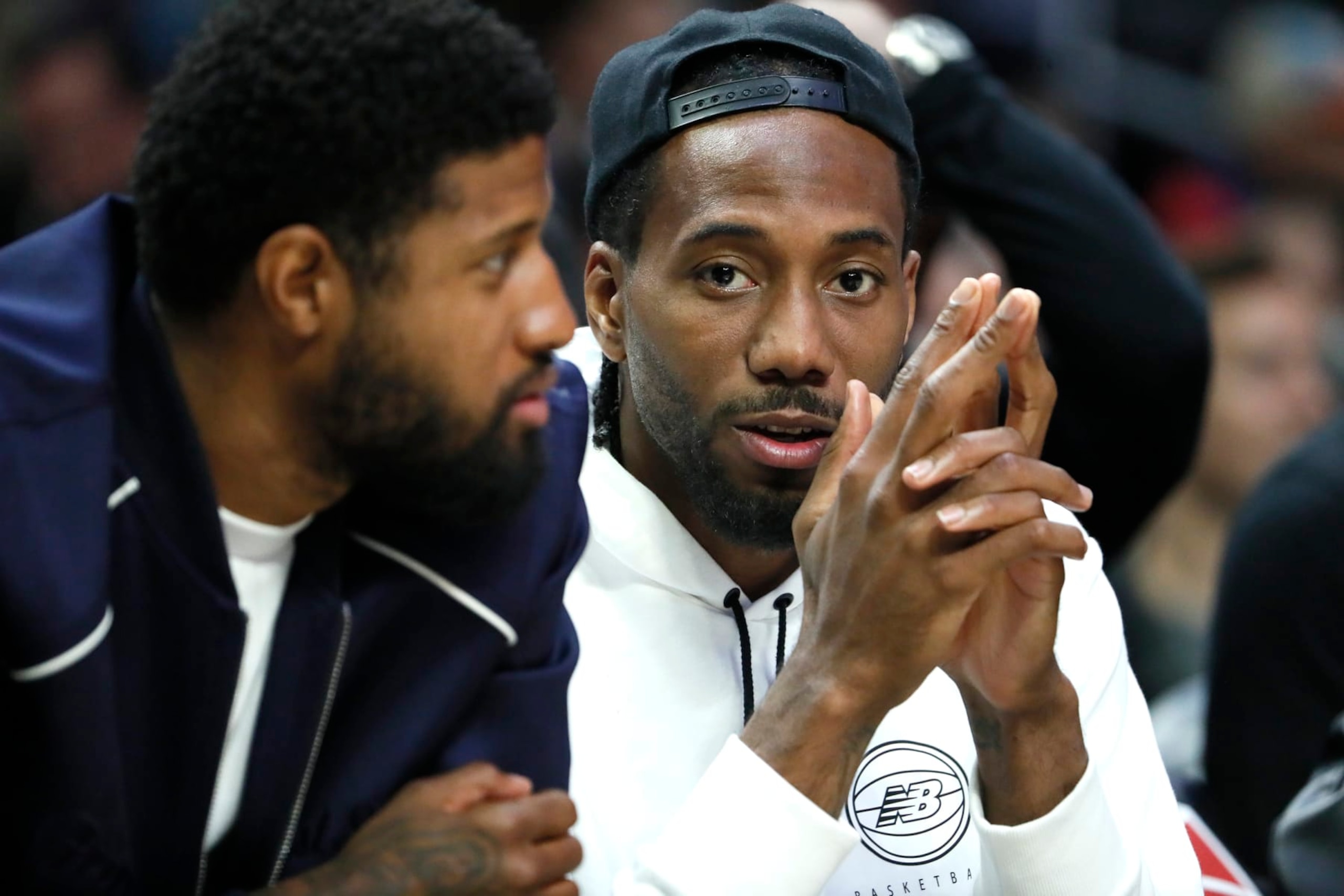 Paul George and Kawhi Leonard