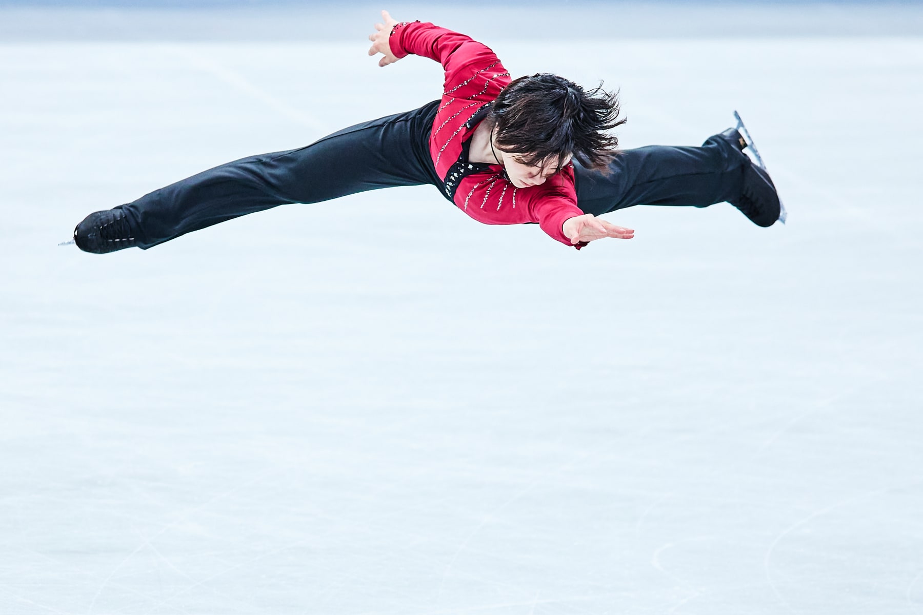 SAITAMA, JAPAN - MARCH 23: Shoma Uno of Japan competes in the Men's Short Program during the ISU World Figure Skating Championships at Saitama Super Arena on March 23, 2023 in Saitama, Japan. (Photo by Joosep Martinson - International Skating Union/International Skating Union via Getty Images)