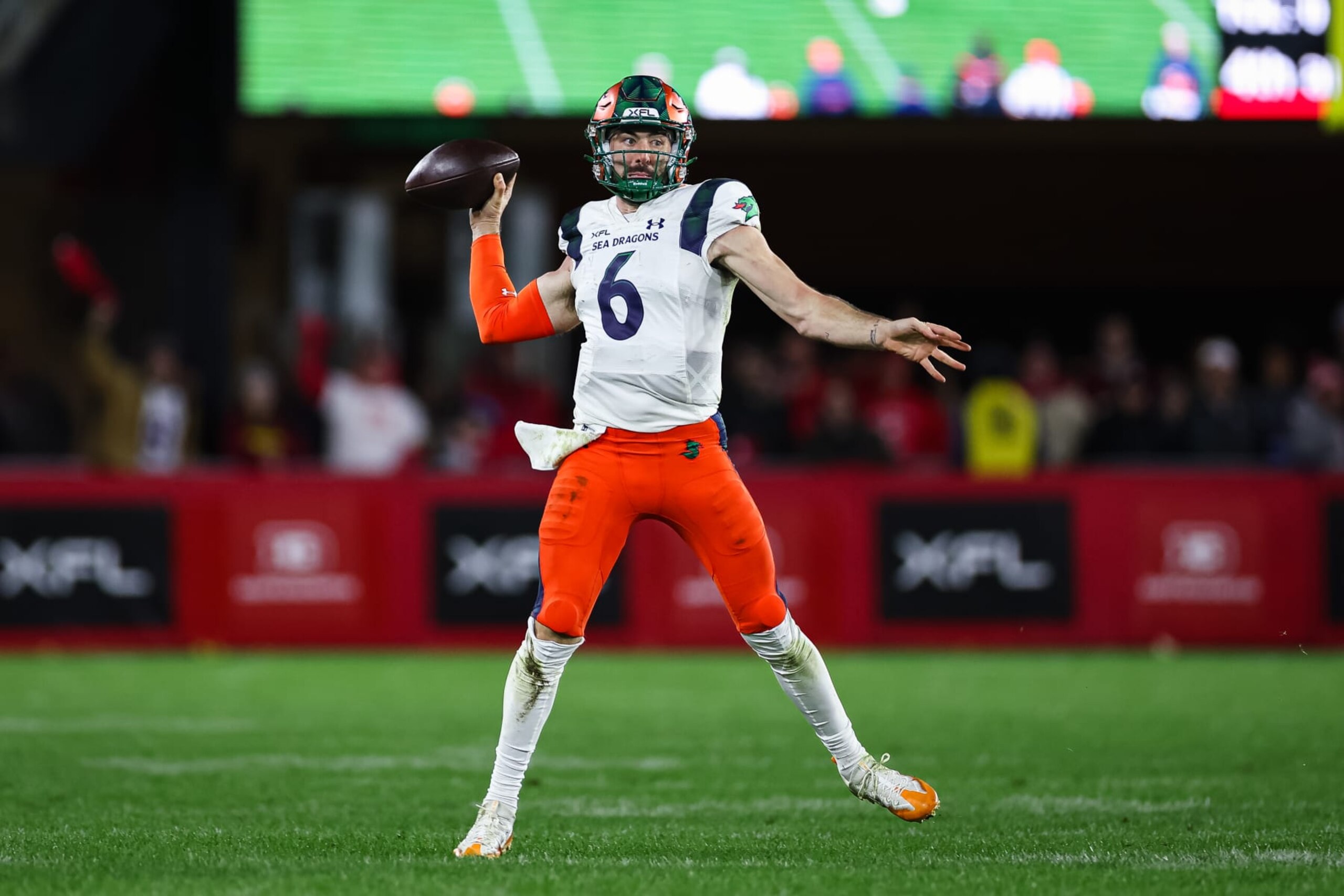 Sea Dragons QB Ben DiNucci