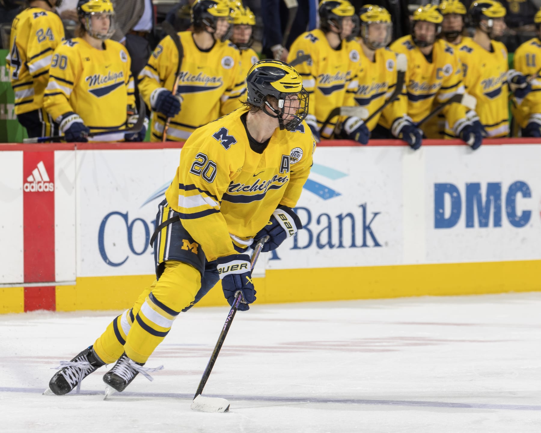 Michigan's Luke Hughes will be a New Jersey Devils high-scoring defenseman sooner than later.