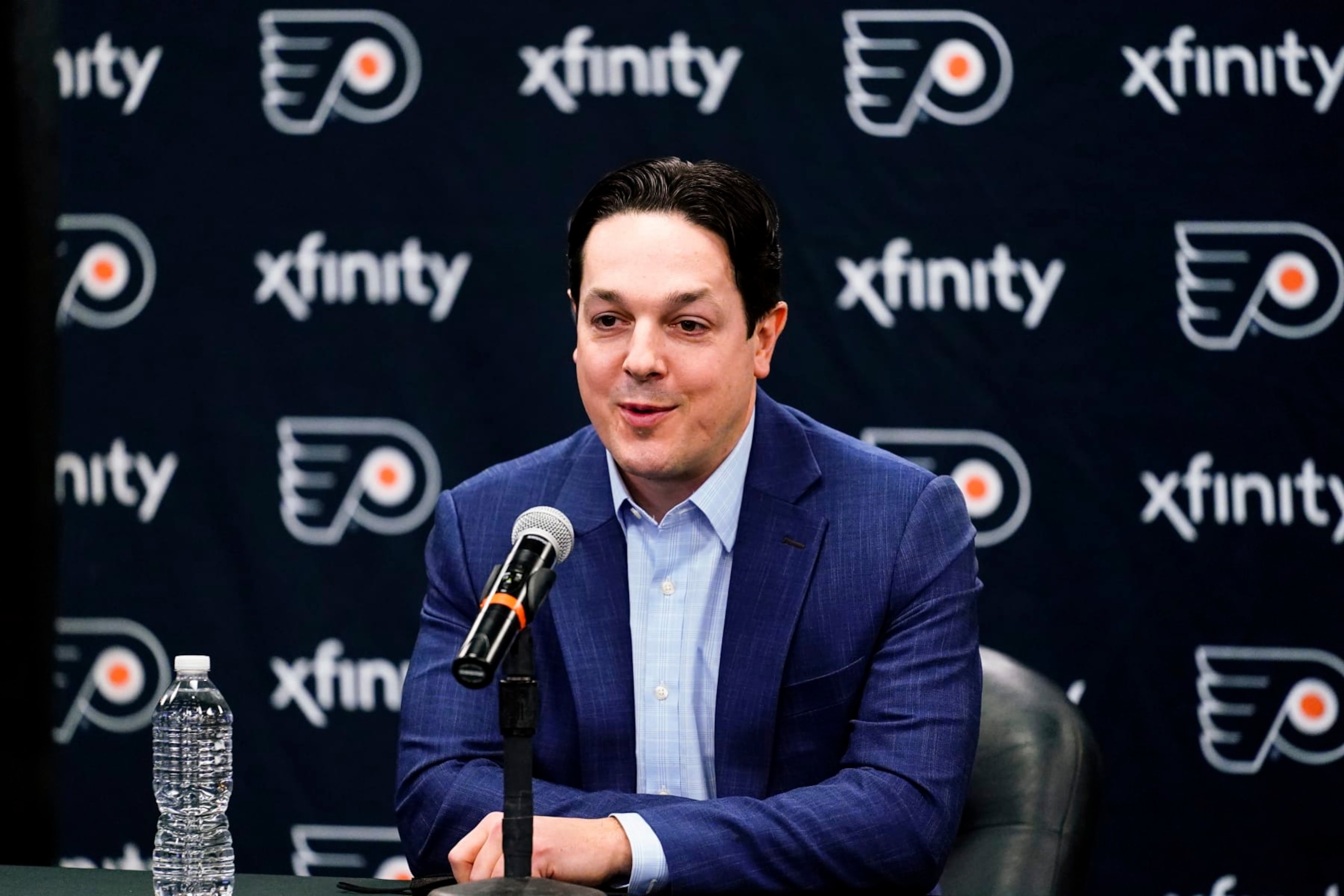 Philadelphia Flyers interim general manager Daniel Briere