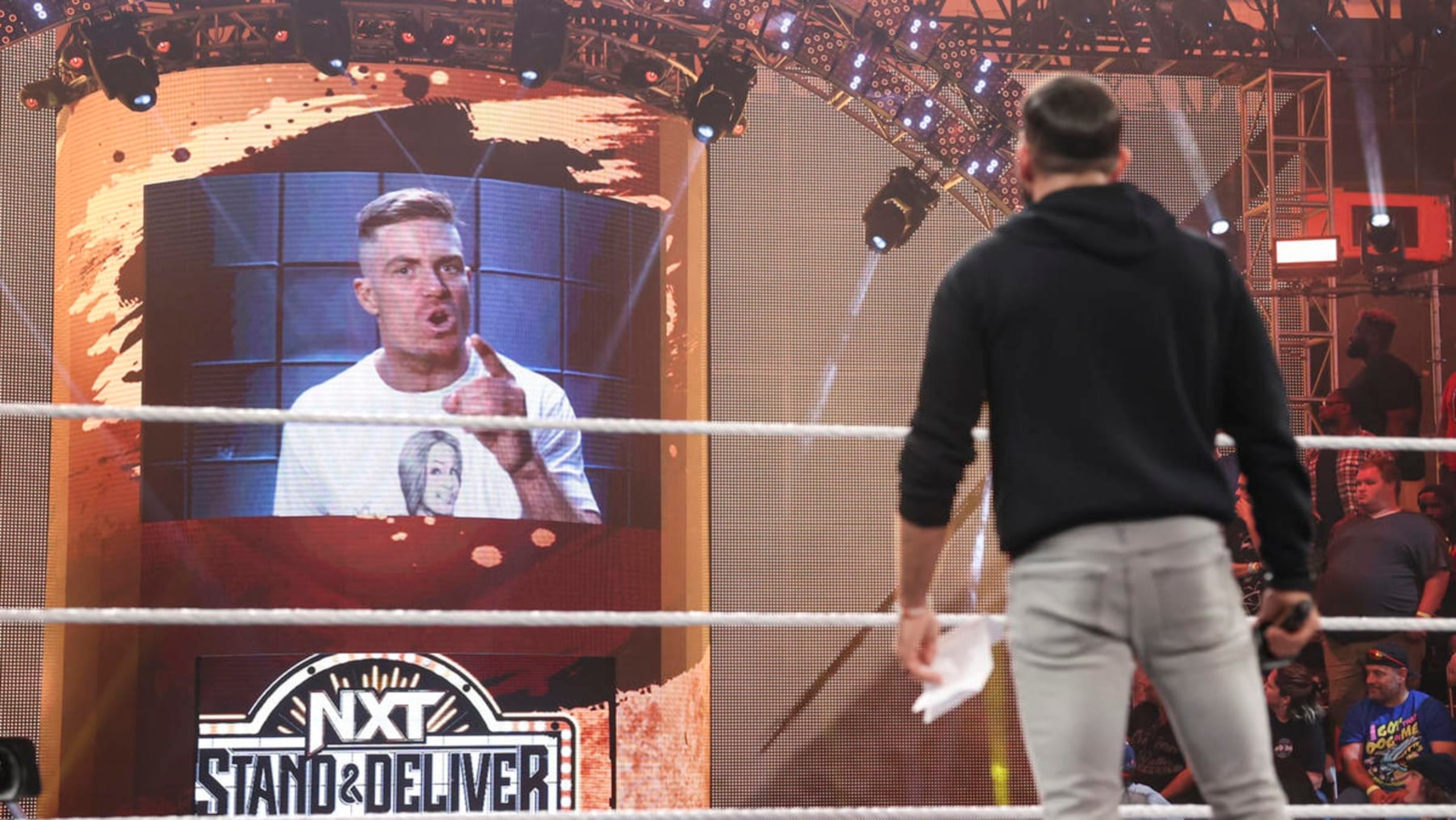 Grayson Waller agreed to sign the contract for his match with Johnny Gargano this week but only if his opponent was not in the same building.