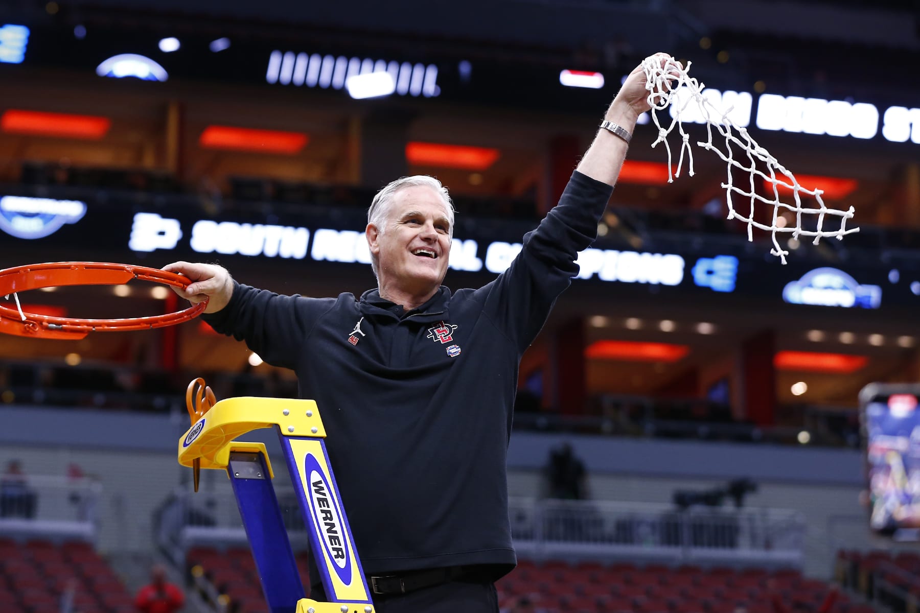 San Diego State head coach Brian Dutcher