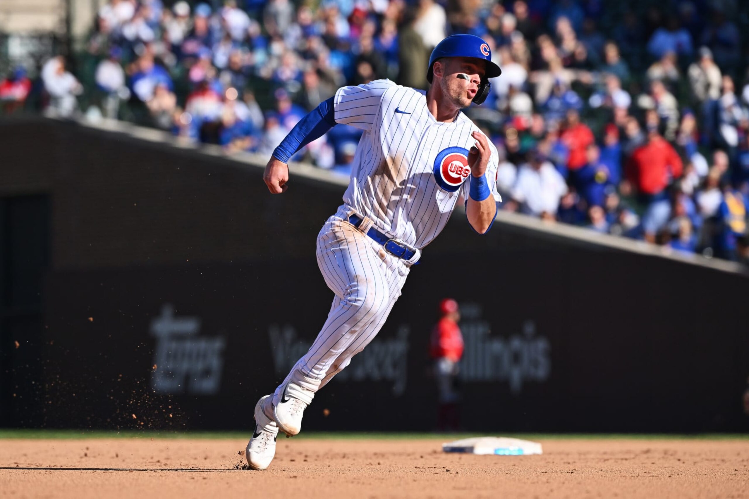 CHICAGO, IL - OCTOBER 2: Nico Hoerner #2 of the Chicago Cubs runs the bases against the Cincinnati Reds at Wrigley Field on October 2, 2022 in Chicago, Illinois. (Photo by Jamie Sabau/Getty Images) CHICAGO, IL - OCTOBER 2: Nico Hoerner #2 of the Chicago Cubs runs the bases against the Cincinnati Reds at Wrigley Field on October 2, 2022 in Chicago, Illinois. (Photo by Jamie Sabau/Getty Images)