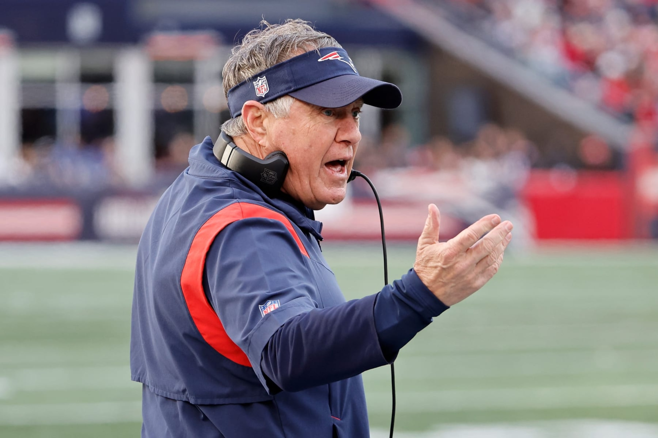 Head coach Bill Belichick Head coach Bill Belichick