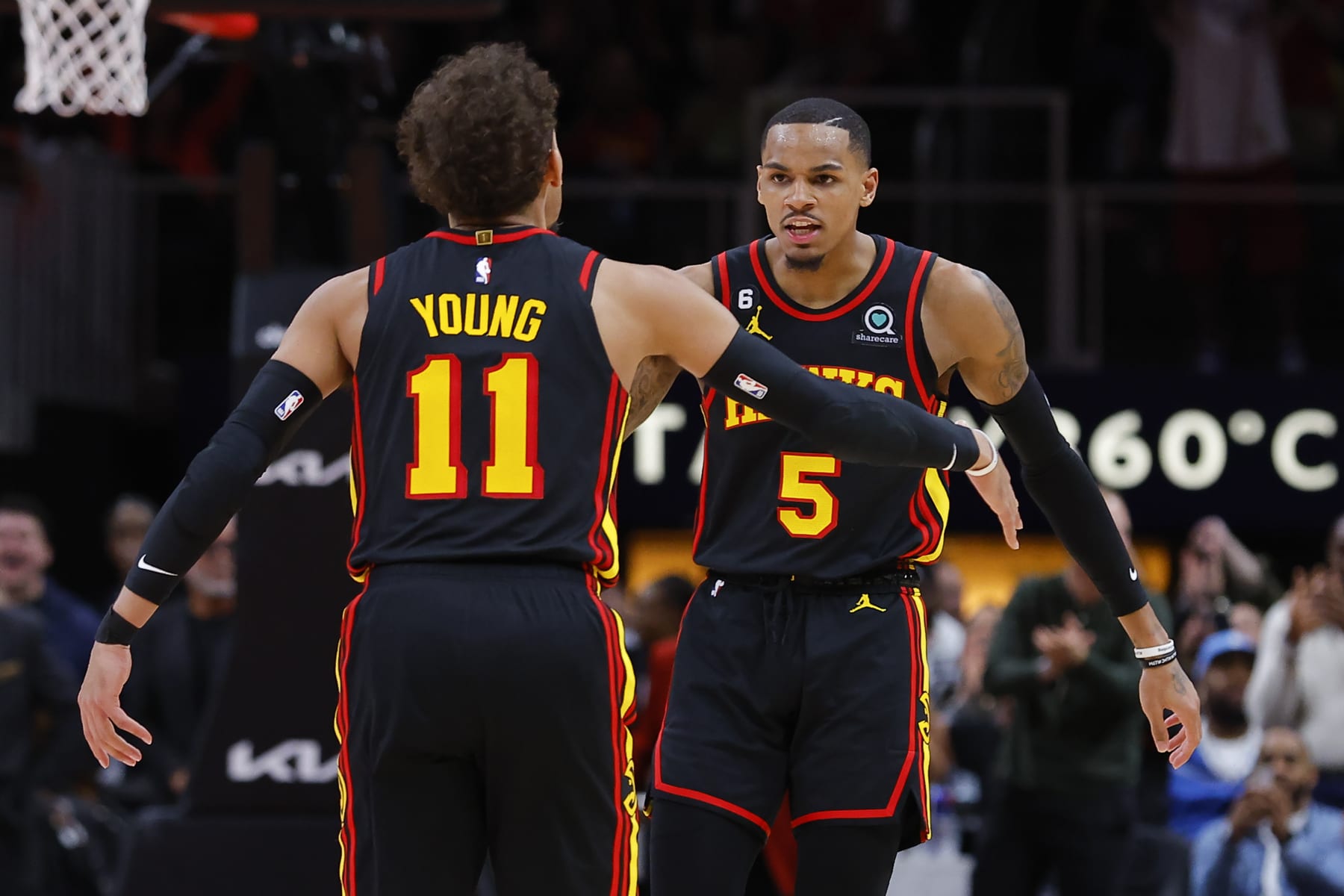 Trae Young and Dejounte Murray