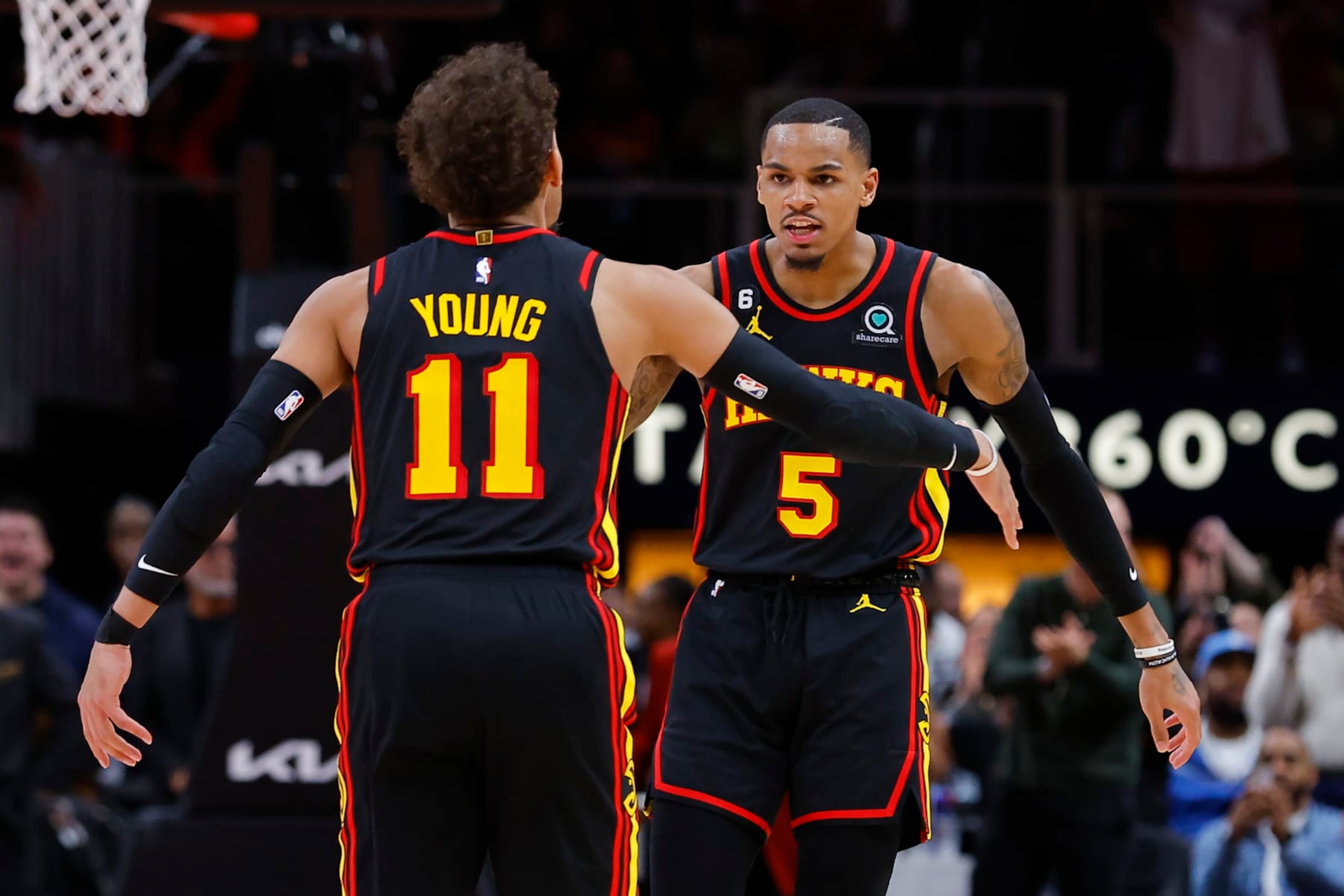 Trae Young and Dejounte Murray