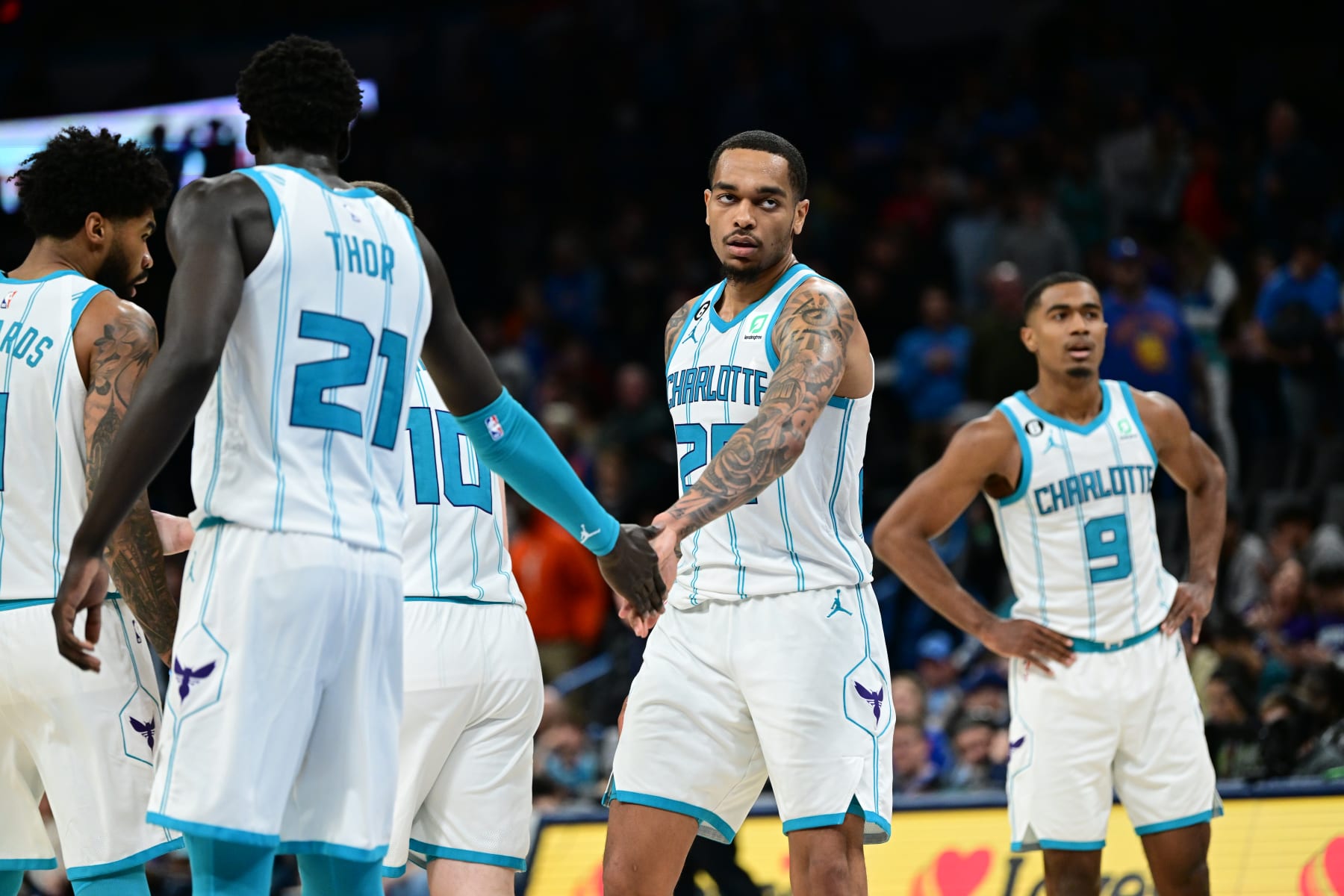 Nick Richards, JT Thor, P.J. Washington and Théo Maledon