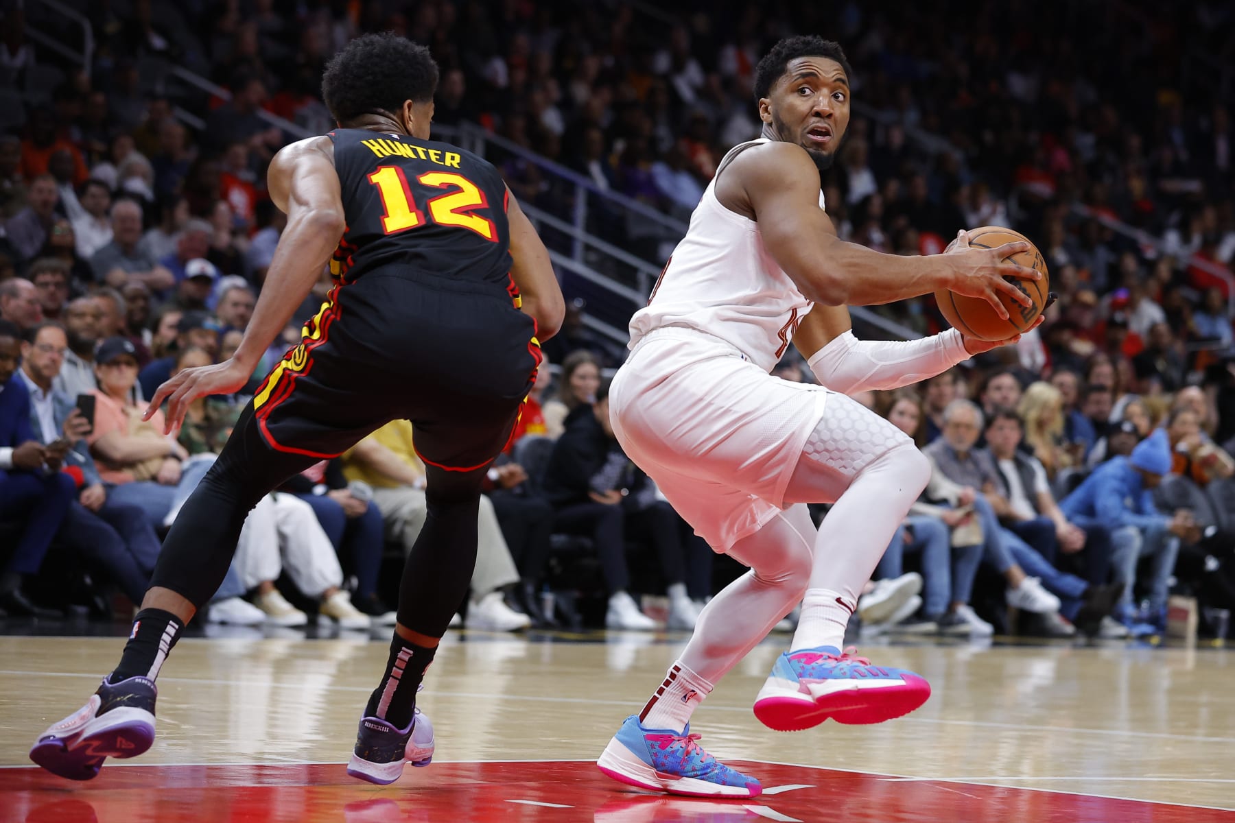 De'Andre Hunter and Donovan Mitchell