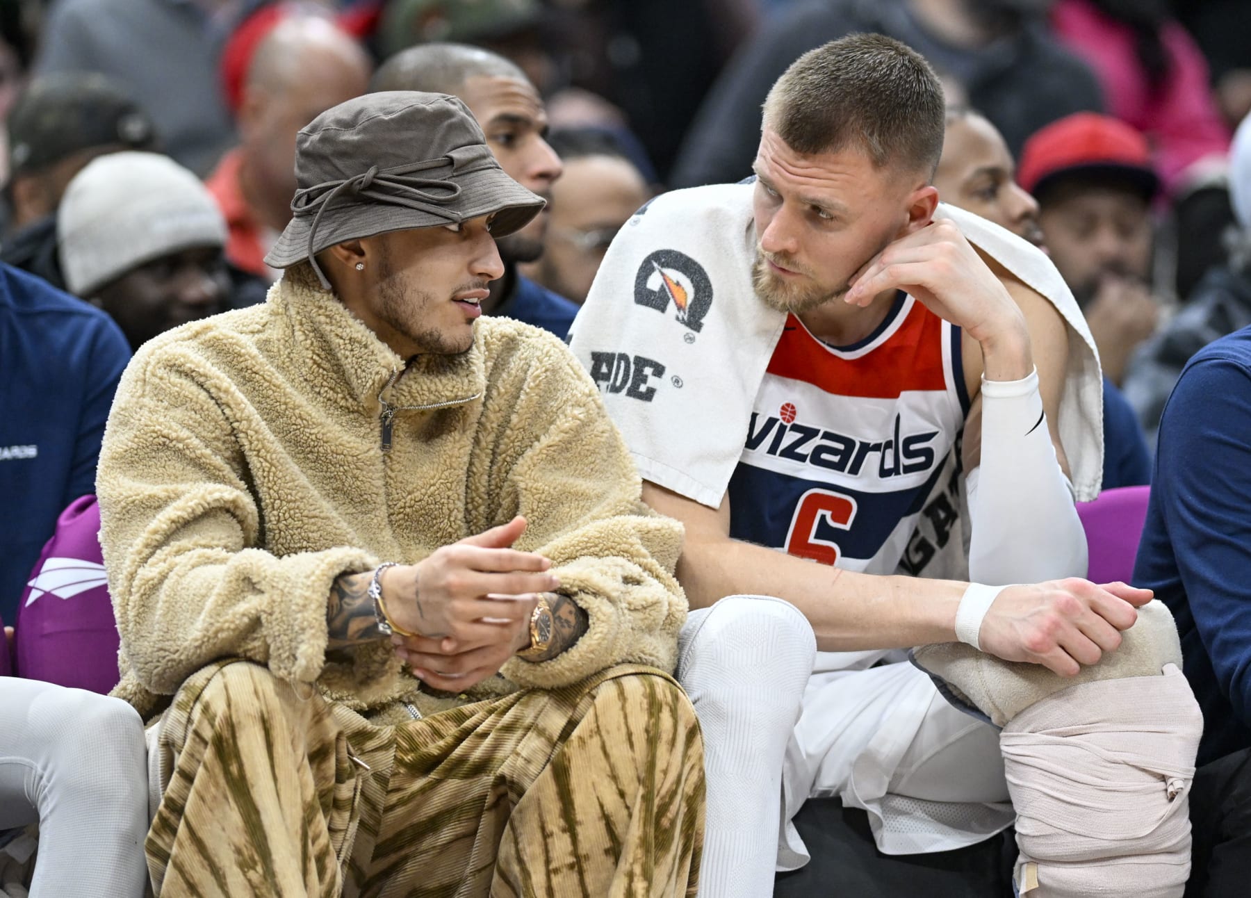 Kyle Kuzma and Kristaps PorziÅÄ£is