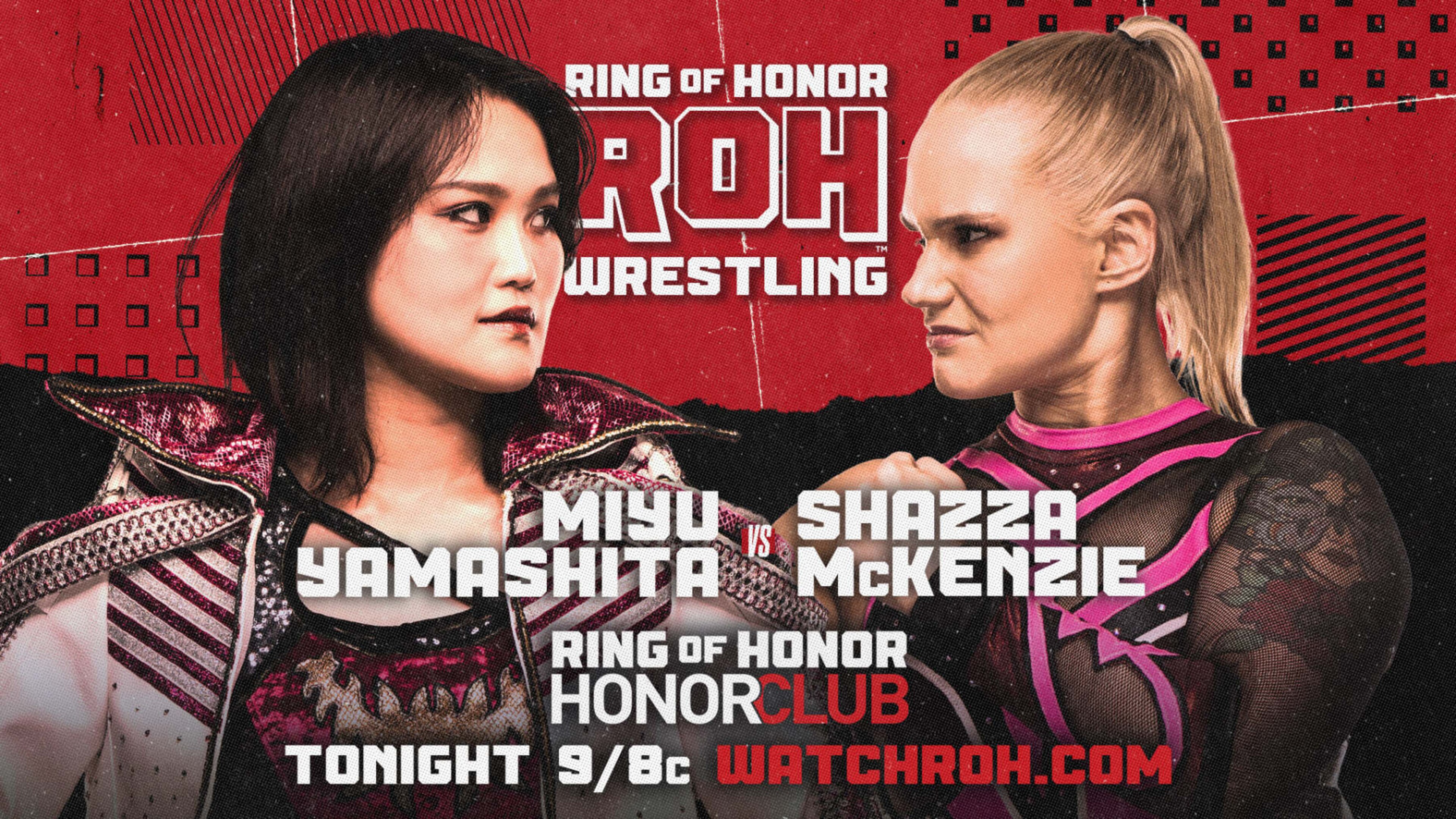 Miyu Yamashita and Shazza McKenzie.