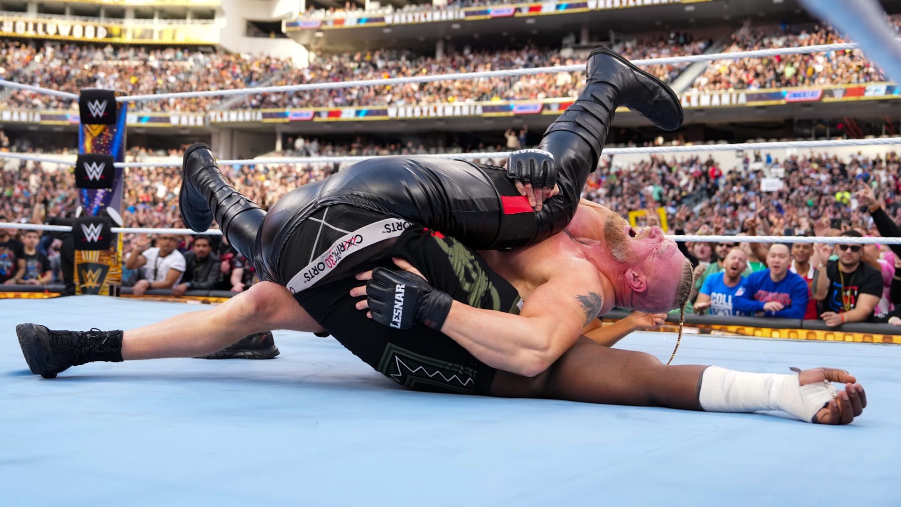 Brock Lesnar vs. Omos was one of a few matches to exceed expectations at SoFi Stadium.