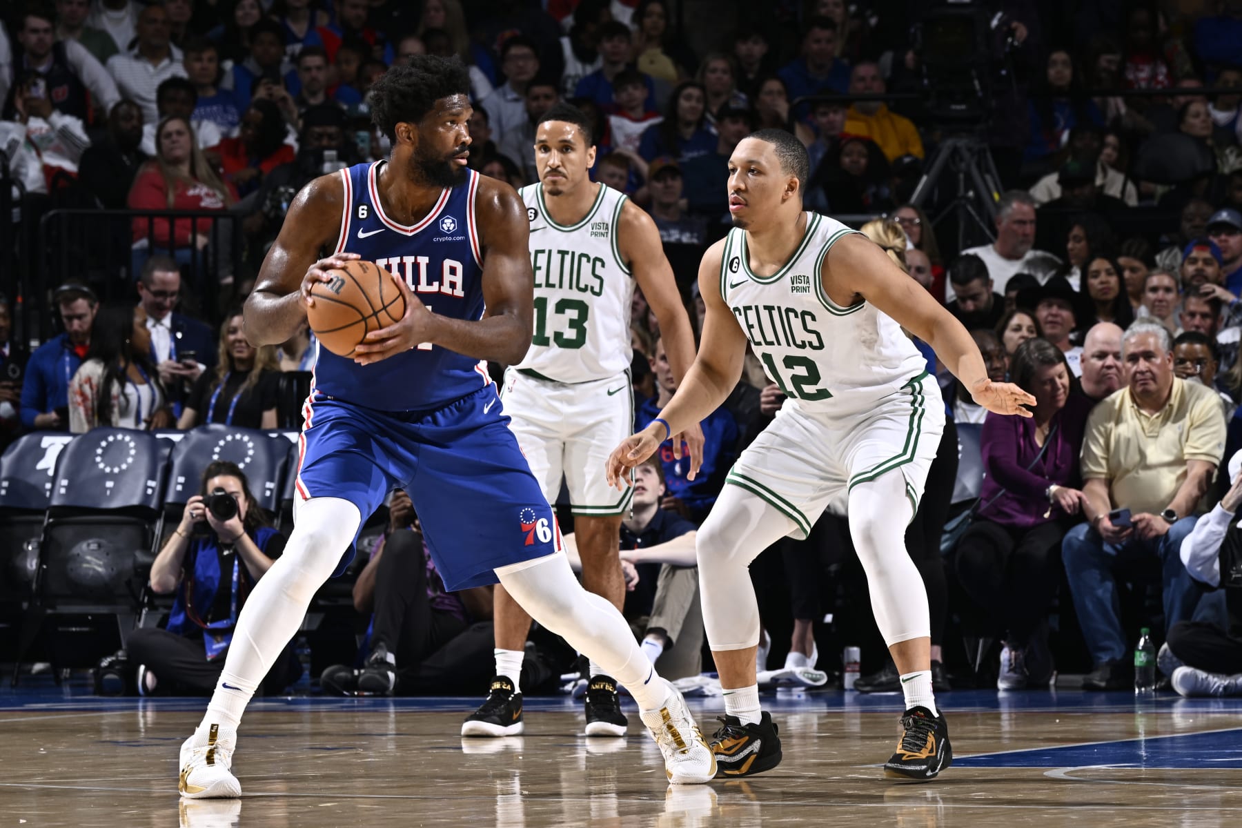 Joel Embiid, Grant Williams and Maloclm Brogdon