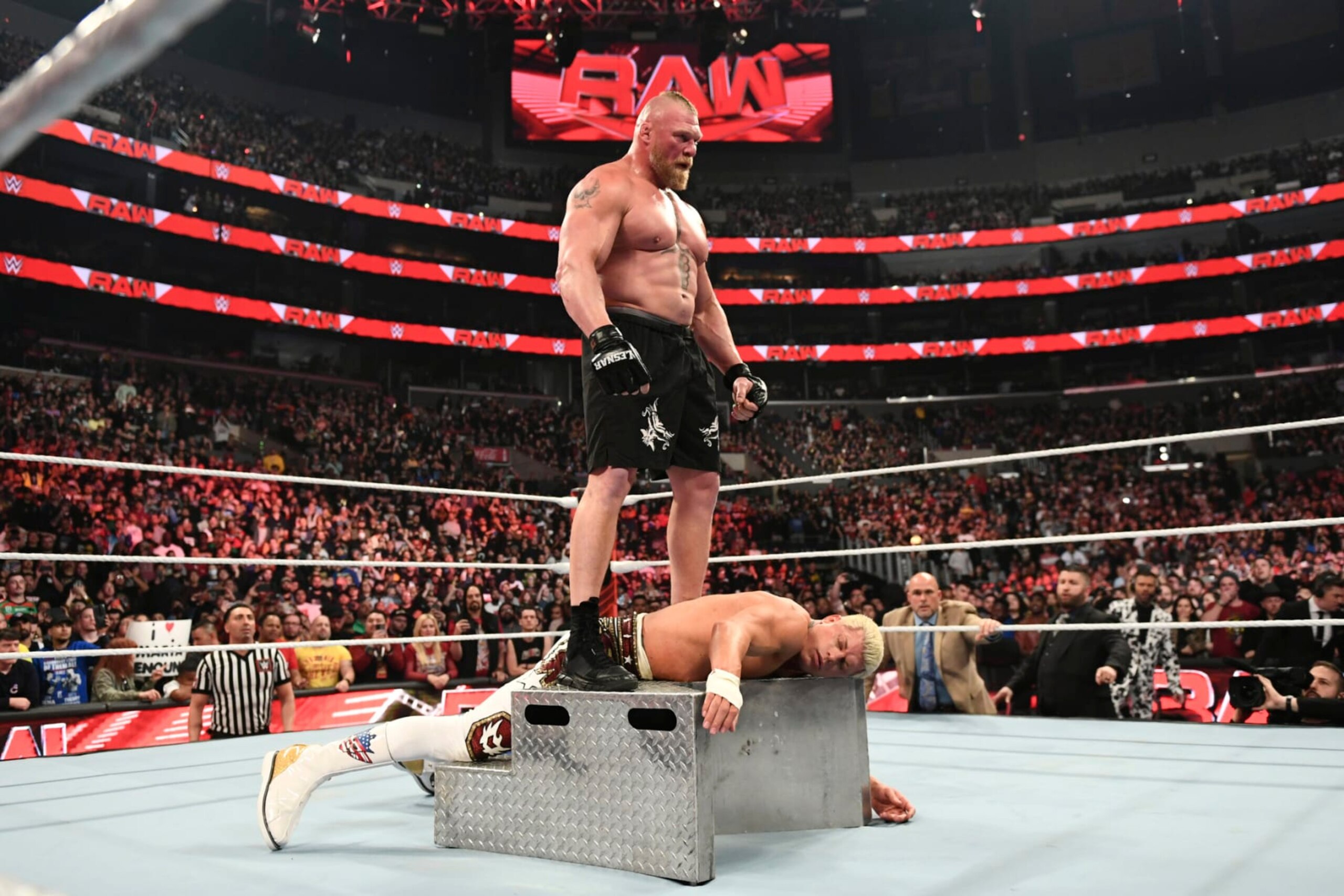 Which opponents are the best fit for Brock Lesnar following his WrestleMania win over Omos?