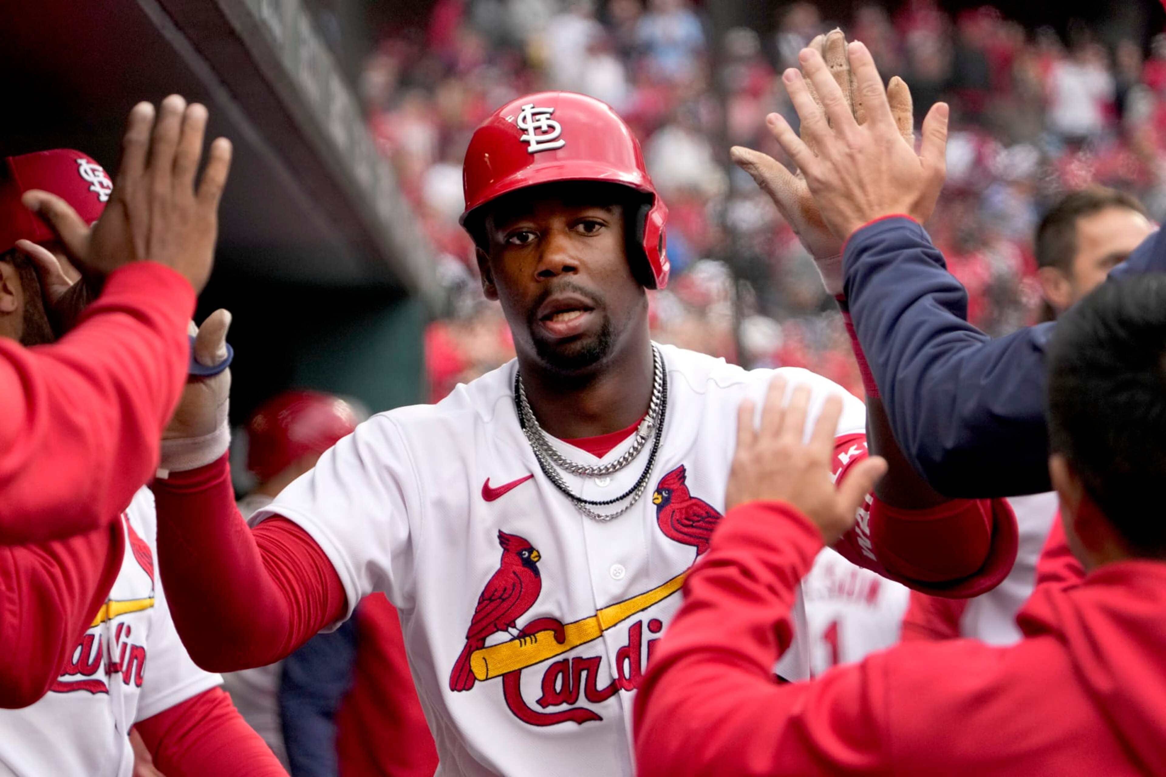 Jordan Walker is off to a hot start. Jordan Walker is off to a hot start.