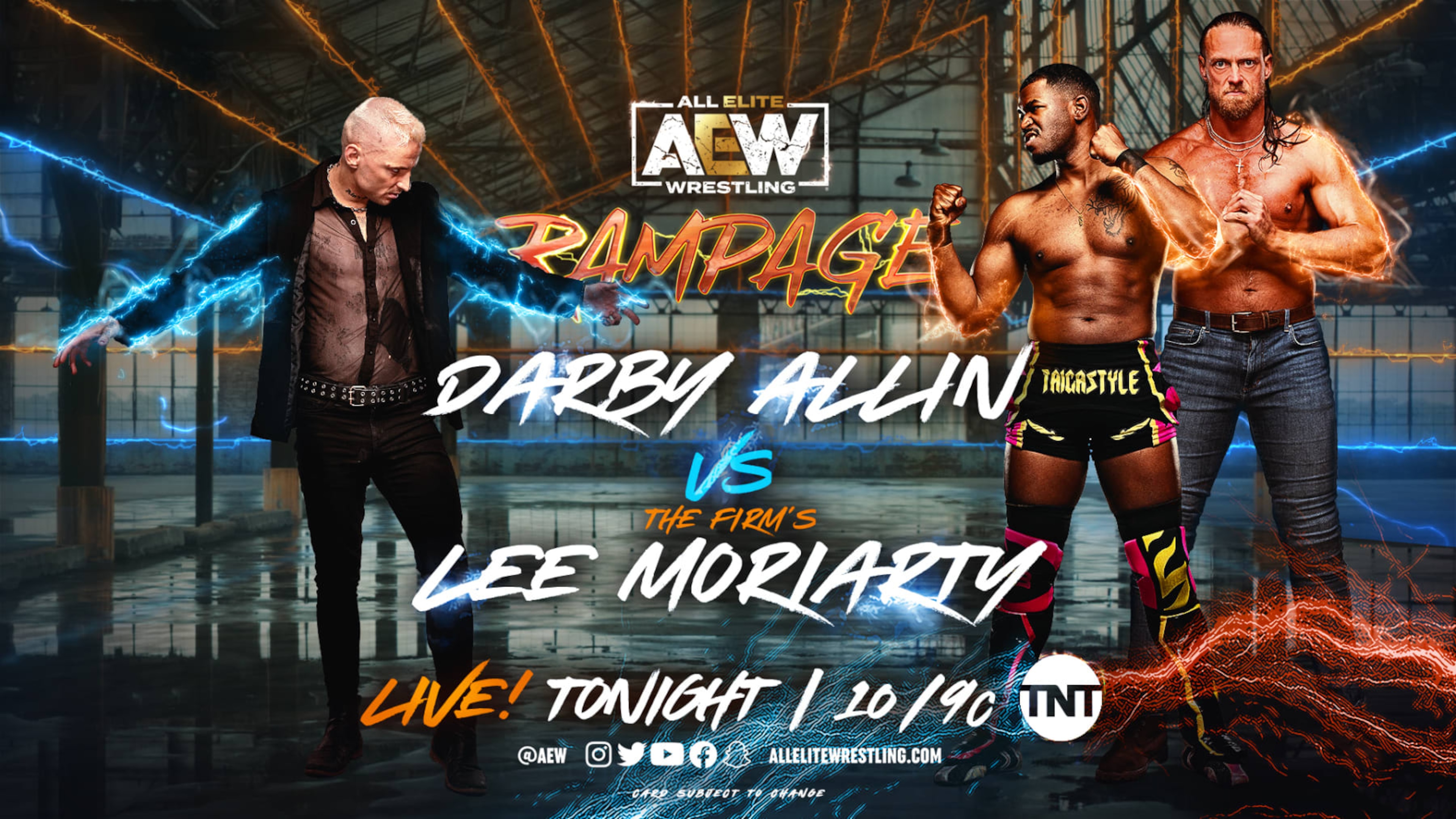 Lee Moriarty and Darby Allin. Lee Moriarty and Darby Allin.