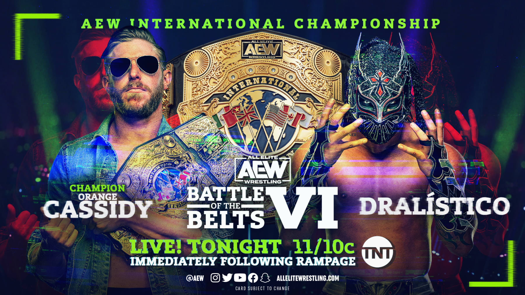 Orange Cassidy and Dralistico. 