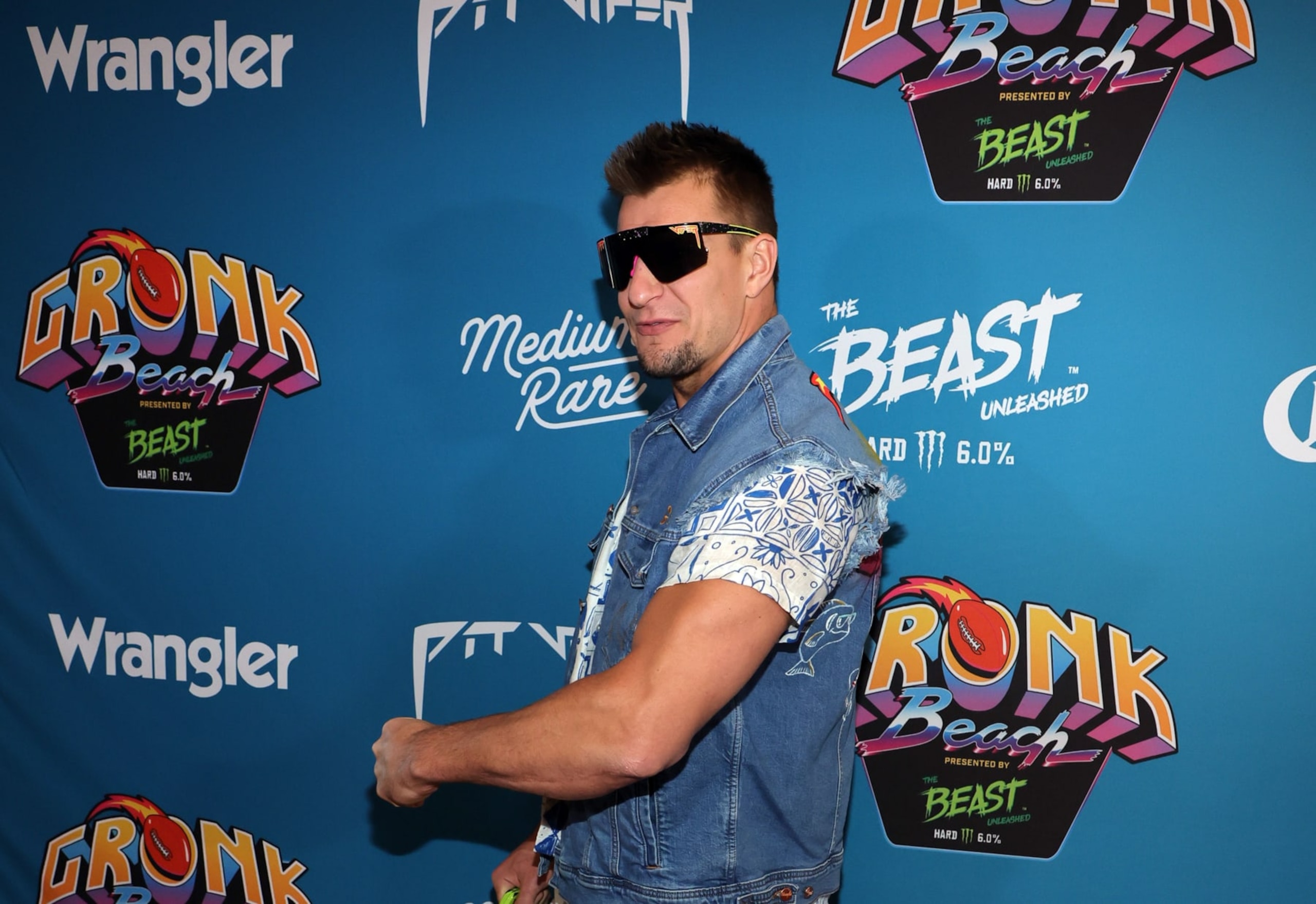 SCOTTSDALE, ARIZONA - FEBRUARY 11: Rob Gronkowski attends 2023 Gronk Beach at Talking Stick Resort on February 11, 2023 in Scottsdale, Arizona. (Photo by Ethan Miller/Getty Images)