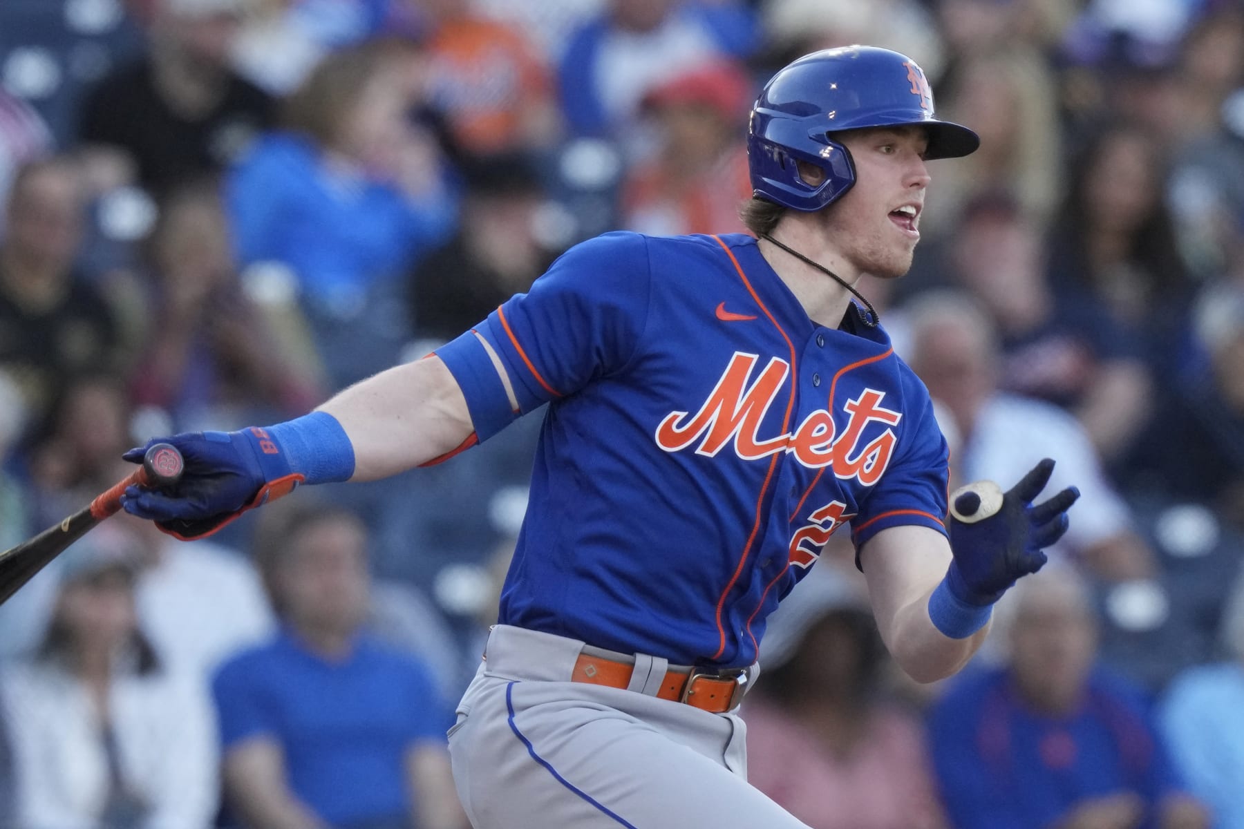 The Mets can't keep Brett Baty down for much longer.