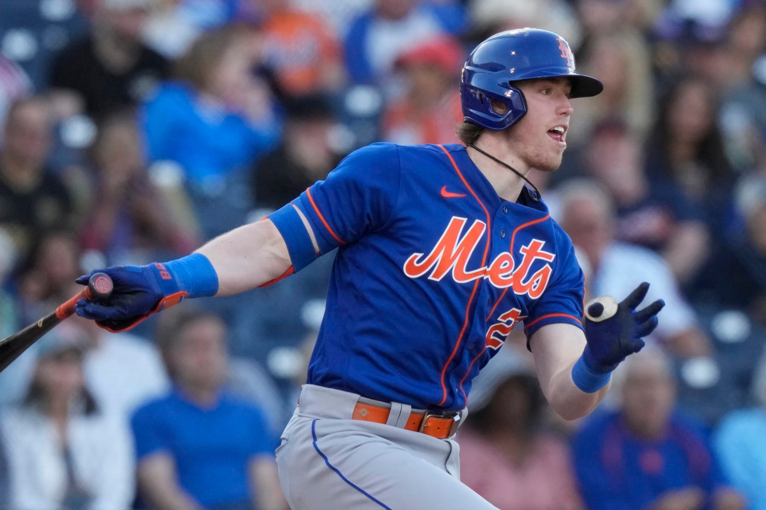 The Mets can't keep Brett Baty down for much longer. The Mets can't keep Brett Baty down for much longer.