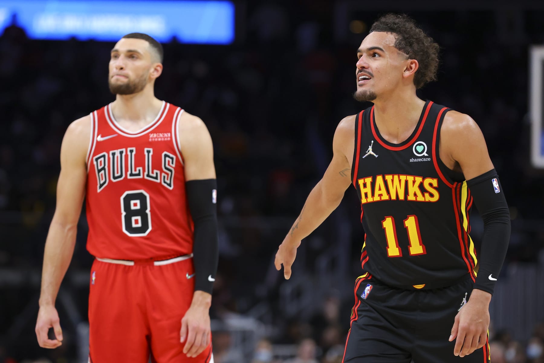 Zach LaVine and Trae Young