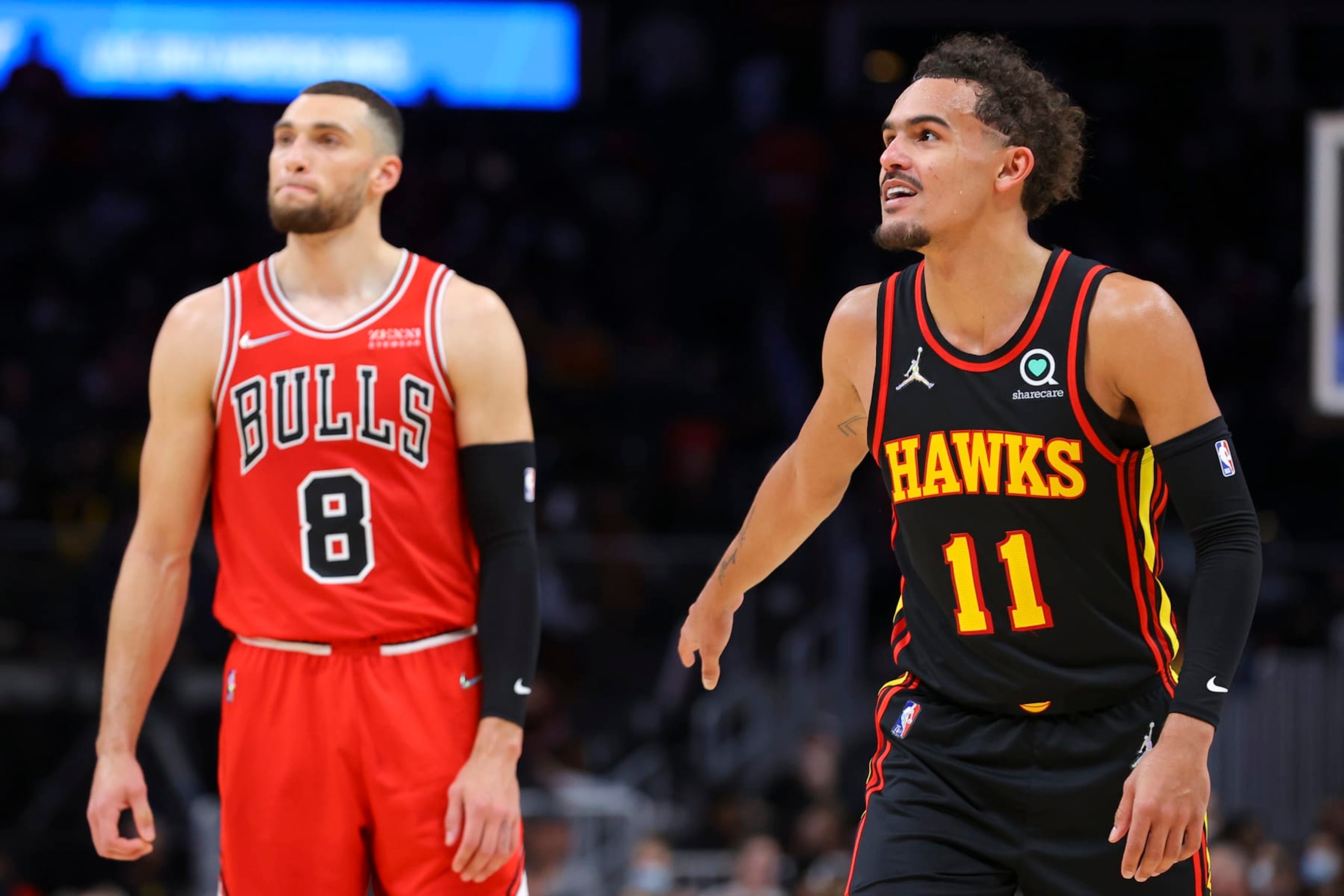 Zach LaVine and Trae Young