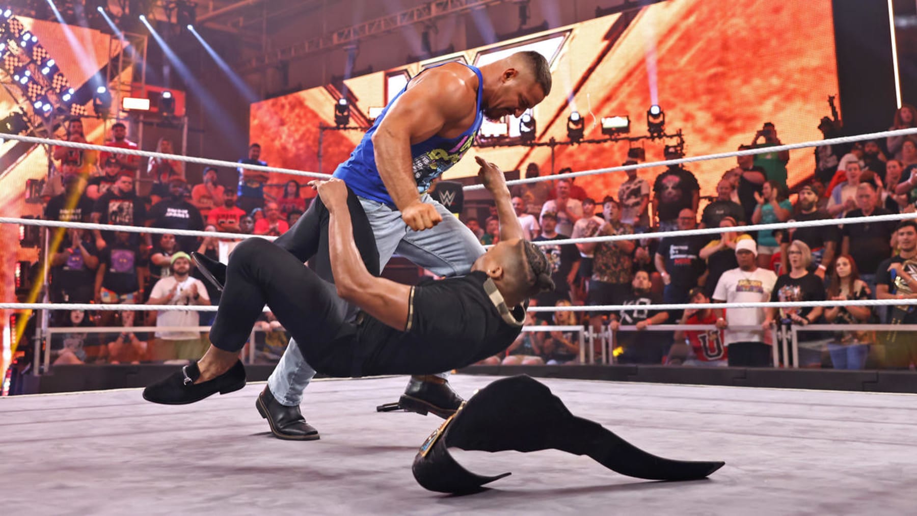 Bron Breakker launched a sneak attack on new NXT champion Carmelo Hayes last week.
