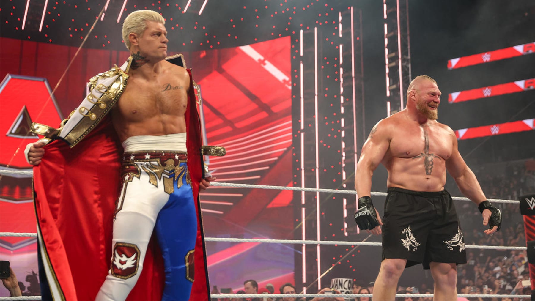 Brock Lesnar will be Cody Rhodes' first roadblock en route to a rematch with Roman Reigns.