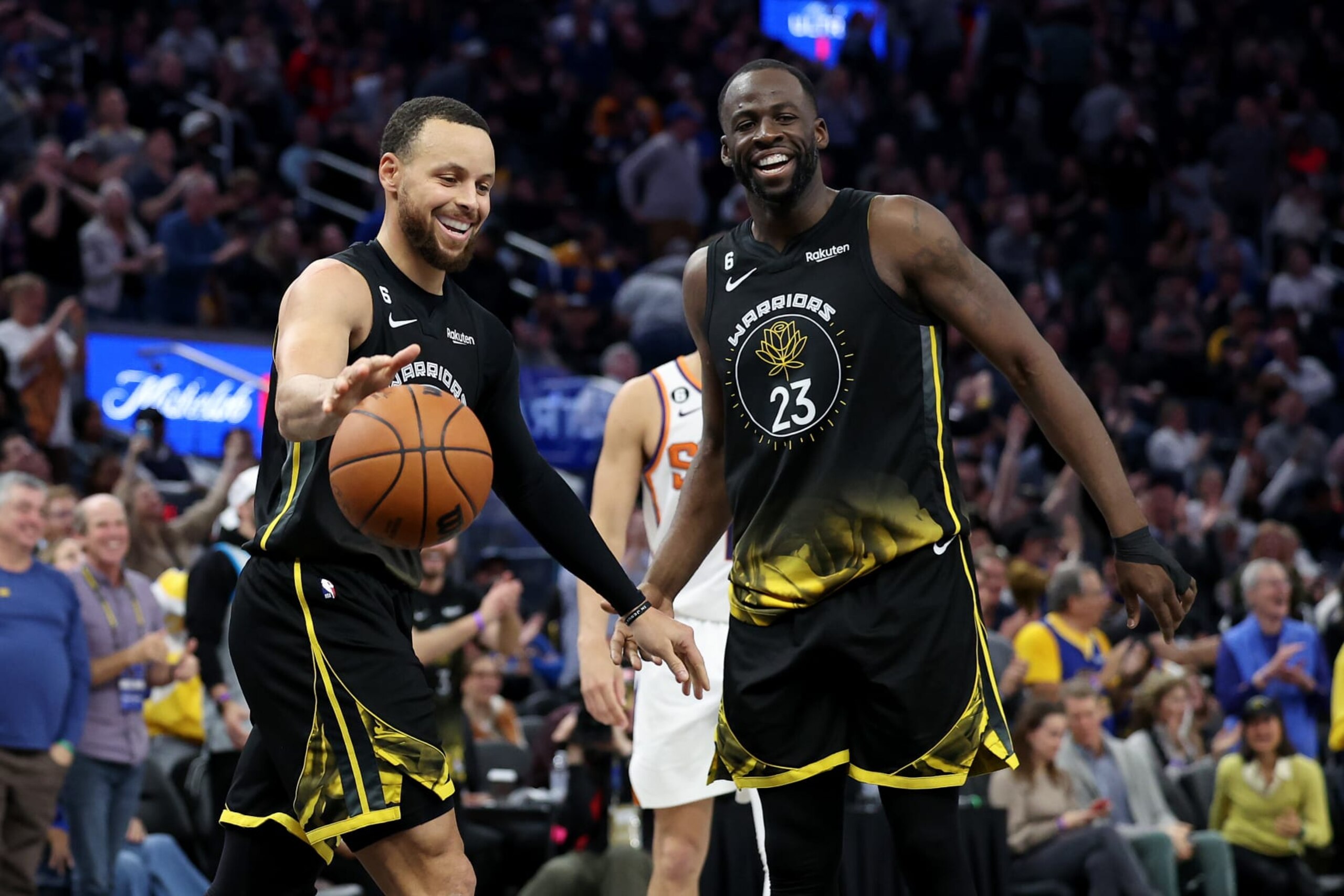 Stephen Curry and Draymond Green
