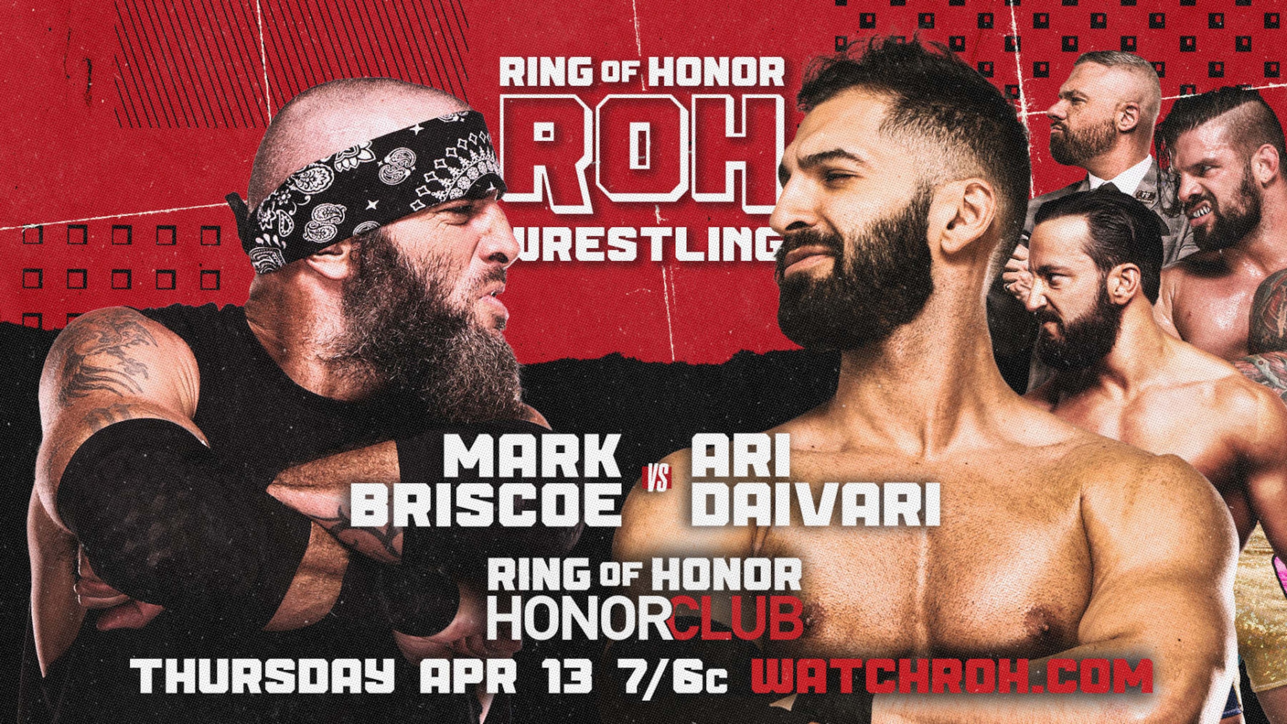 Mark Briscoe and Ari Daivari.