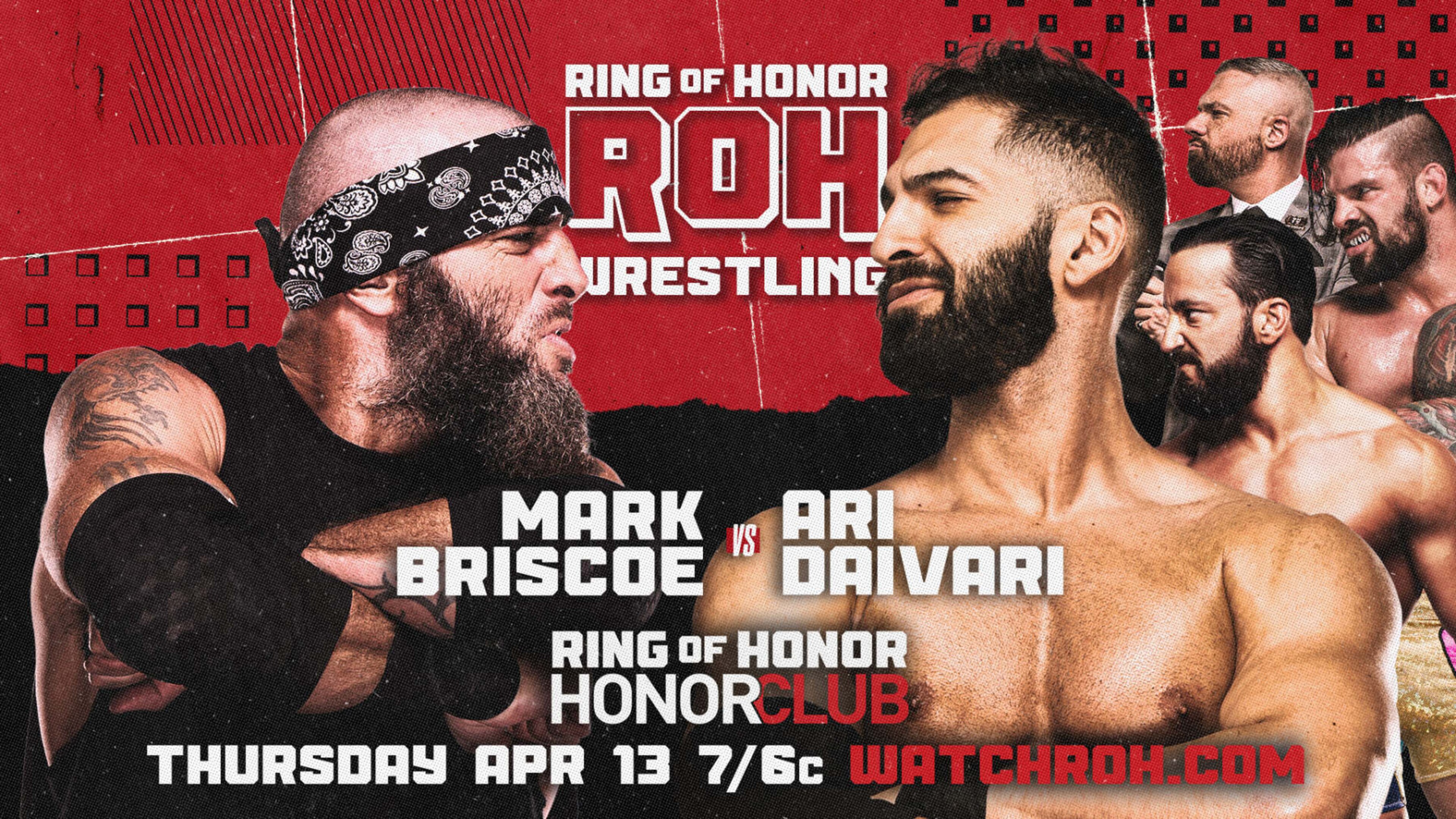 Mark Briscoe and Ari Daivari. Mark Briscoe and Ari Daivari.