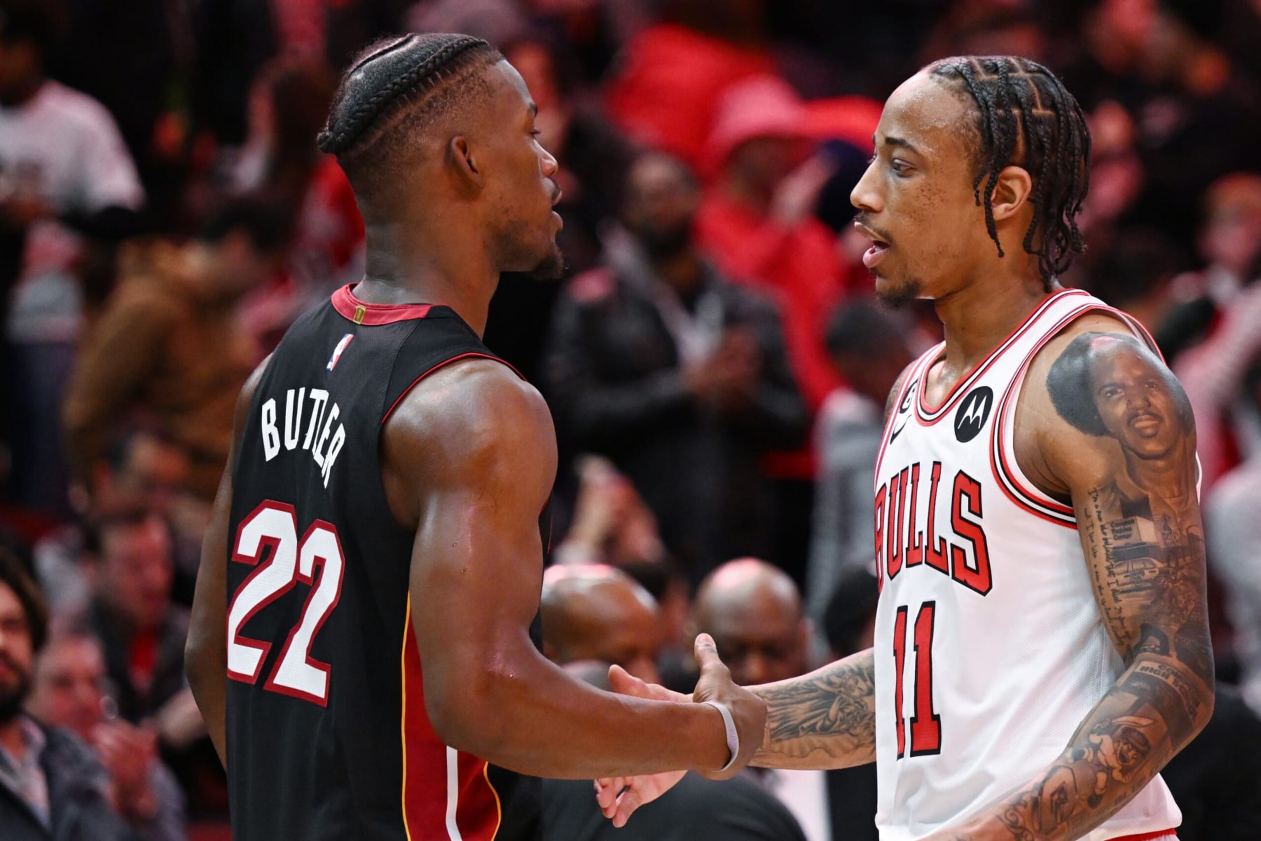 Jimmy Butler and DeMar DeRozan